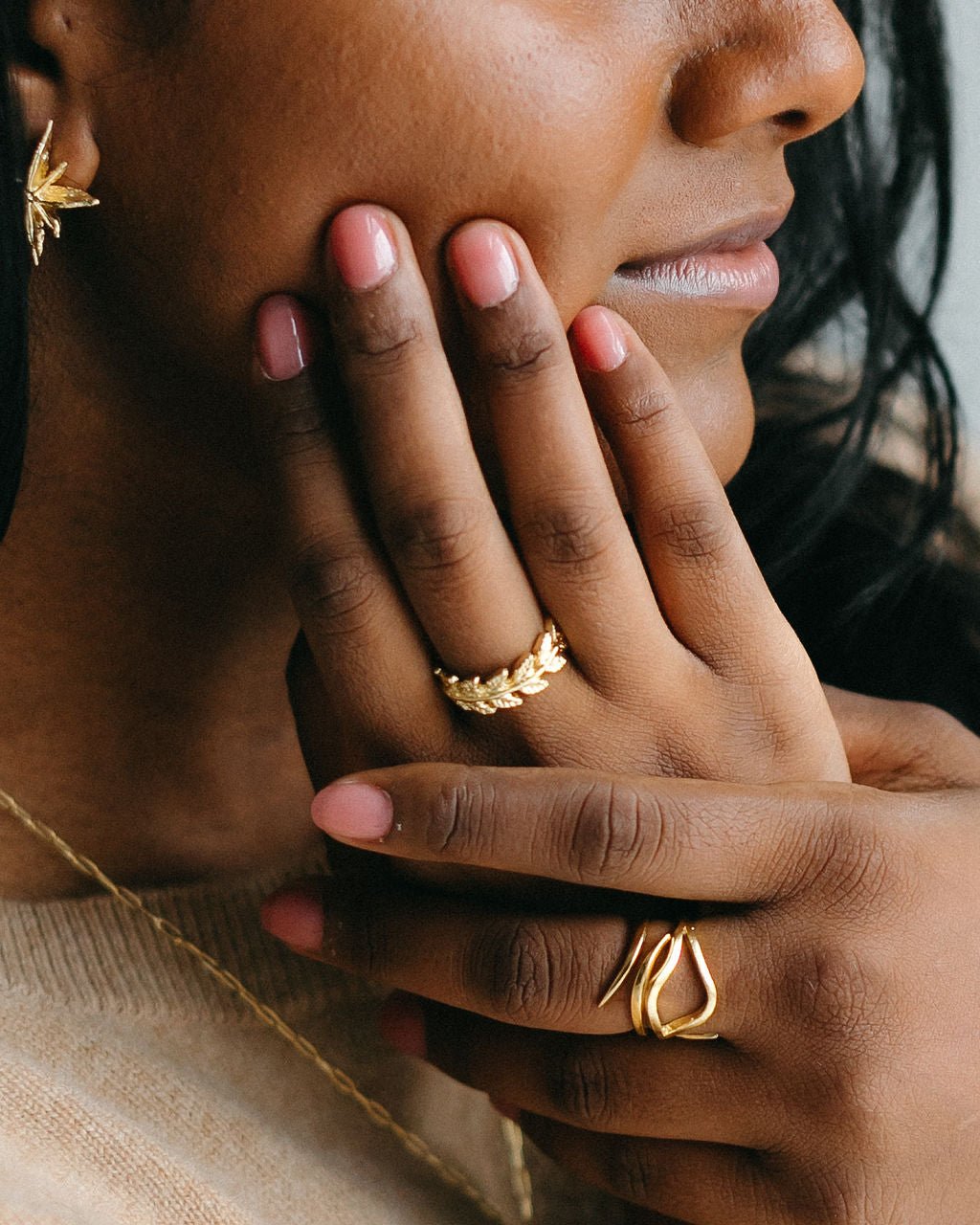 14K Gold Filled Stacking Ring Dainty Handmade Minimalist Everyday - Triniskies