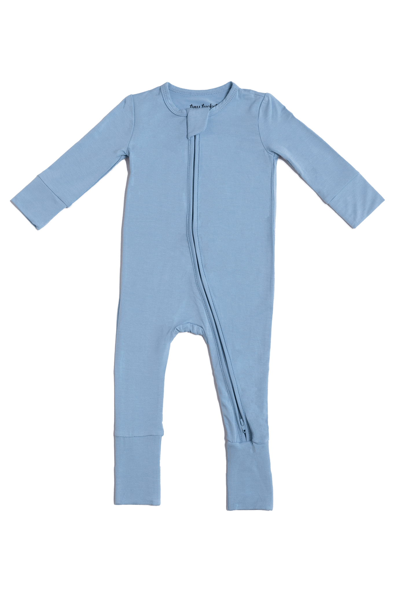 Bamboo Convertible Zip Footie – Infant & Toddler Pajamas with Fold - Over Feet - Triniskies