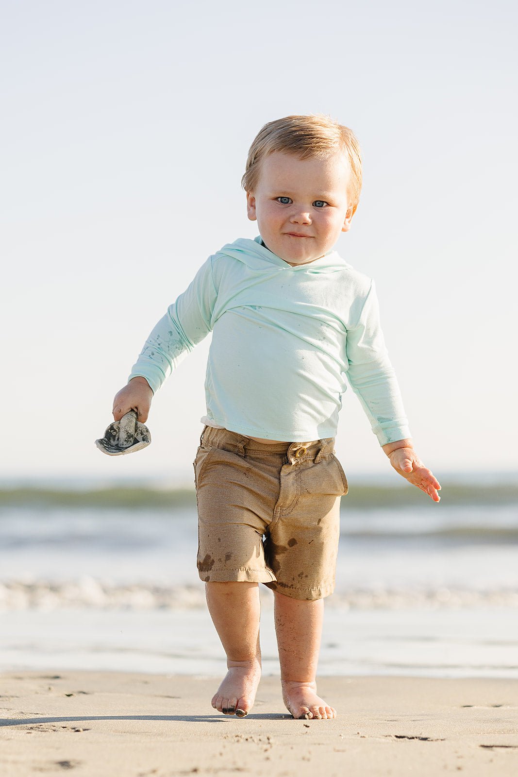 Bamboo Hoodie in Sea Glass Green – Baby & Toddler | Trini Skies - Triniskies