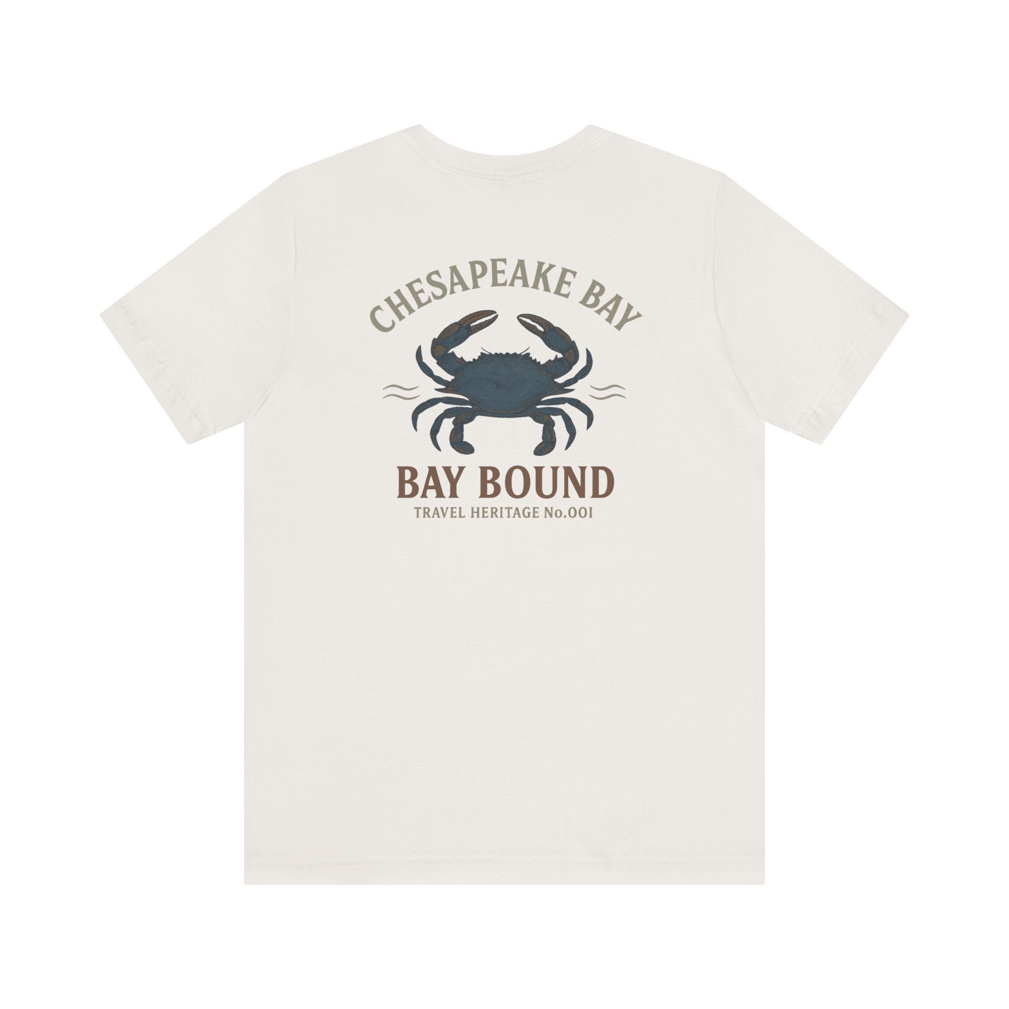 Bay Bound Crab Tee Chesapeake Bay Shirt Blue Crab Graphic T-Shirt Trini Skies - Triniskies