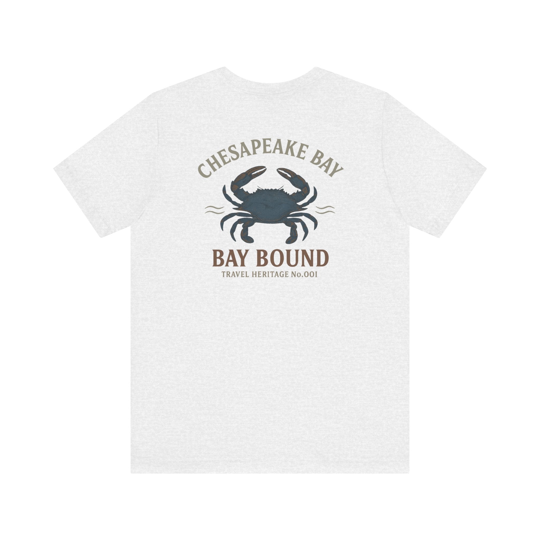 Bay Bound Crab Tee Chesapeake Bay Shirt Blue Crab Graphic T-Shirt Trini Skies - Triniskies