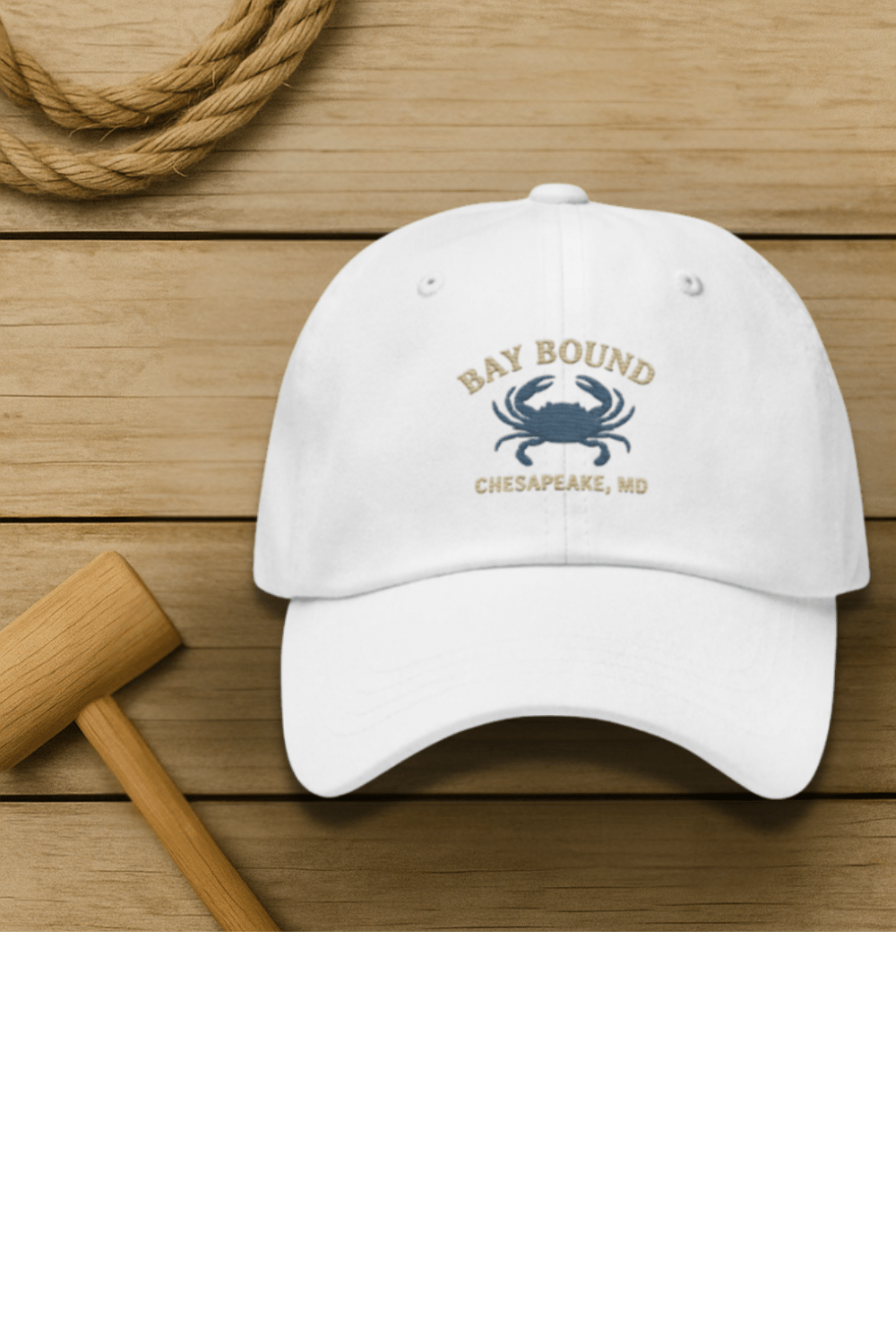 Bay Bound – Shoreline Edition Chesapeake MD Crabbing Fishing Hat Trini Skies Supply Co. - Triniskies