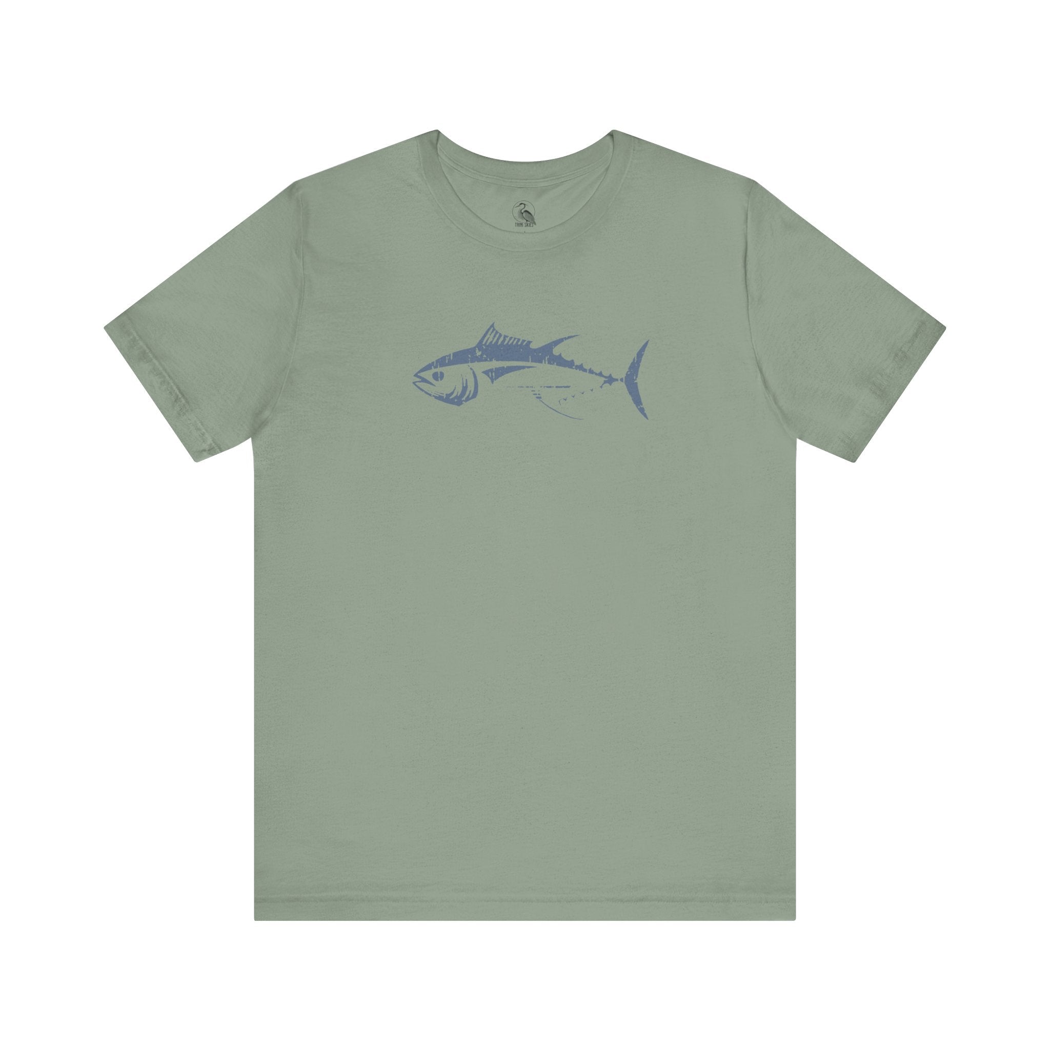 Bluefin Tuna Graphic T-Shirt Unisex Sport Fishing Ocean Tee - Triniskies