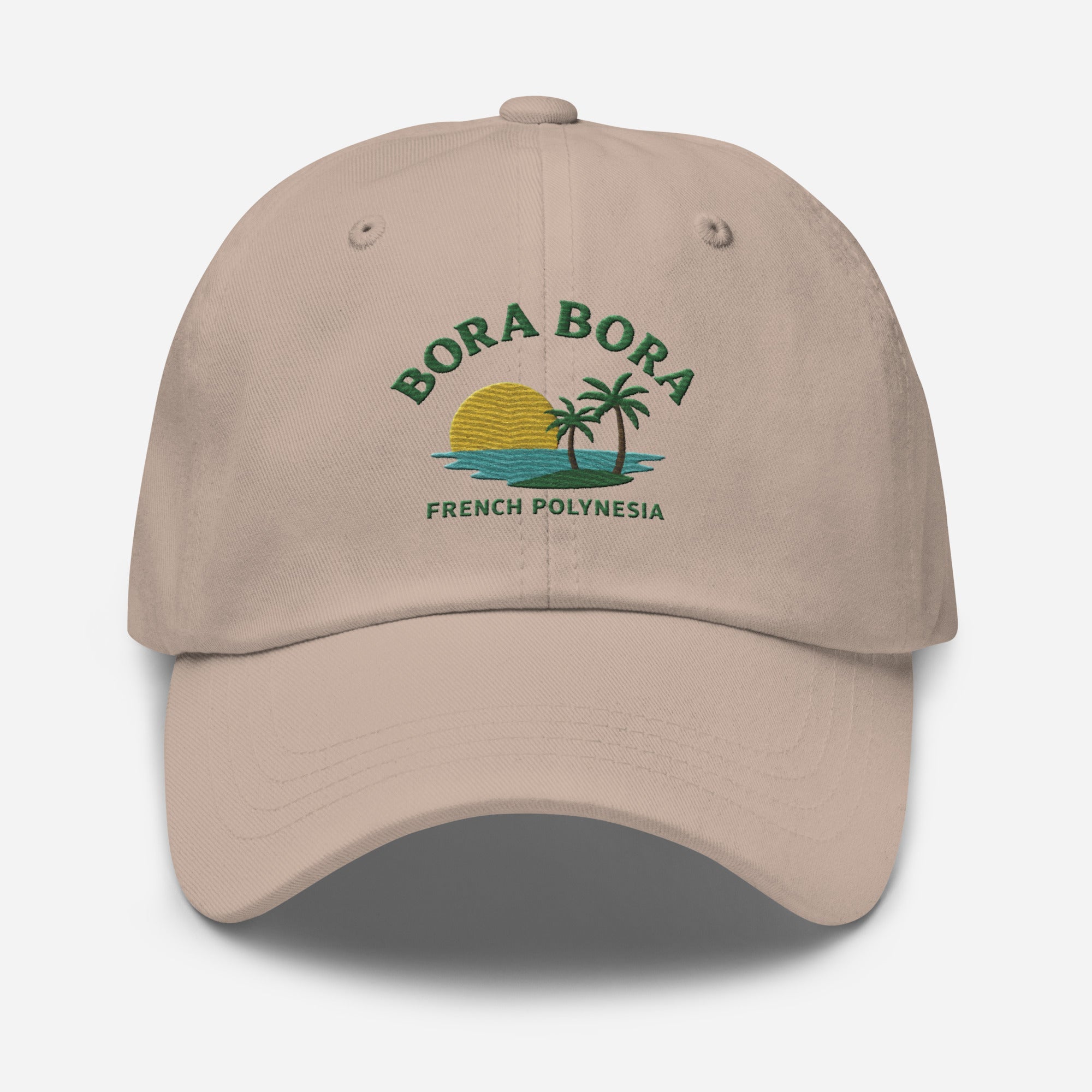 Bora Bora French Polynesia Embroidered Dad Hat – Island Souvenir Style | Trini Skies Supply Co. - Triniskies