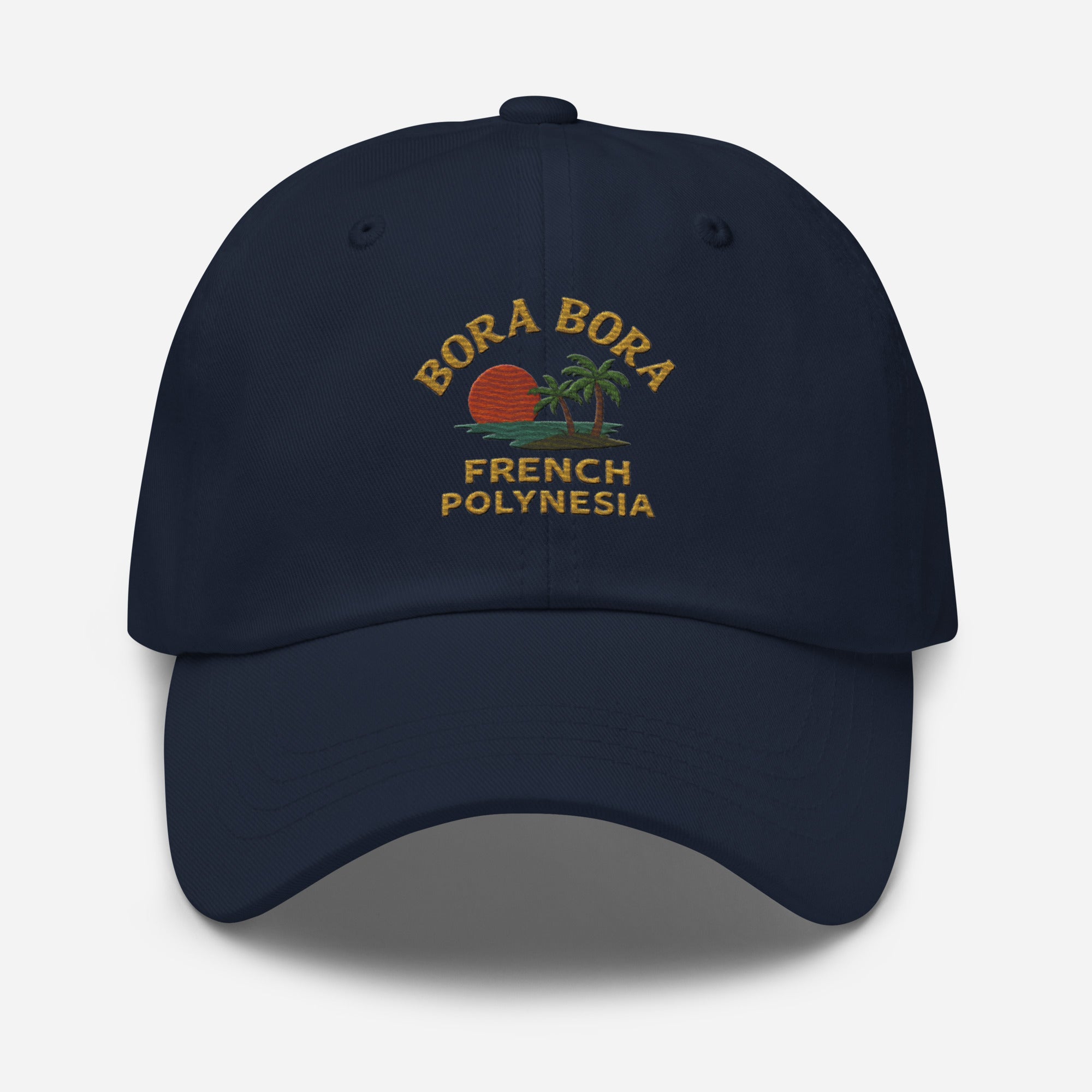 Bora Bora French Polynesia Embroidered Dad Hat – Island Souvenir Style | Trini Skies Supply Co. - Triniskies