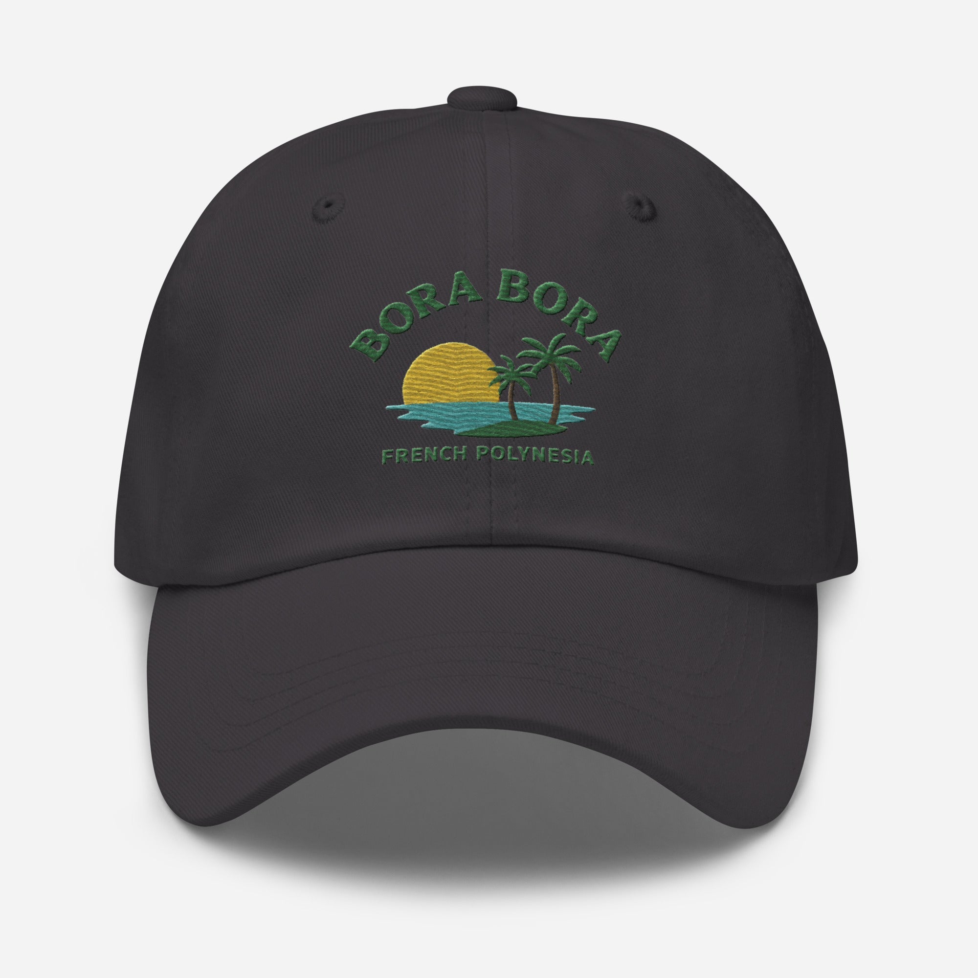 Bora Bora French Polynesia Embroidered Dad Hat – Island Souvenir Style | Trini Skies Supply Co. - Triniskies