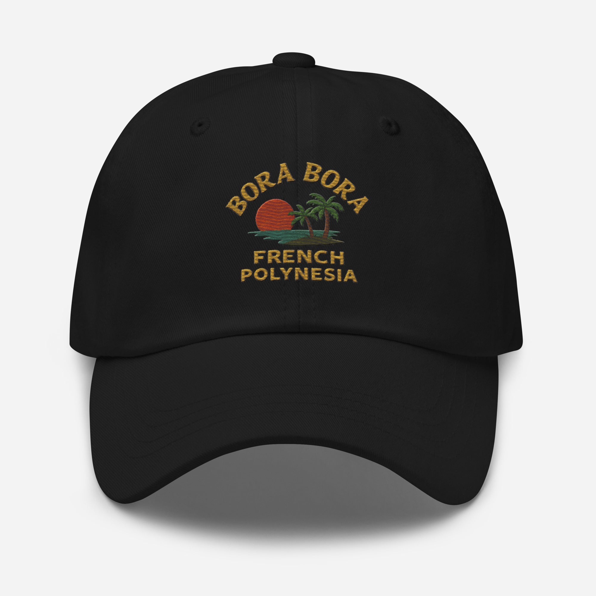 Bora Bora French Polynesia Embroidered Dad Hat – Island Souvenir Style | Trini Skies Supply Co. - Triniskies