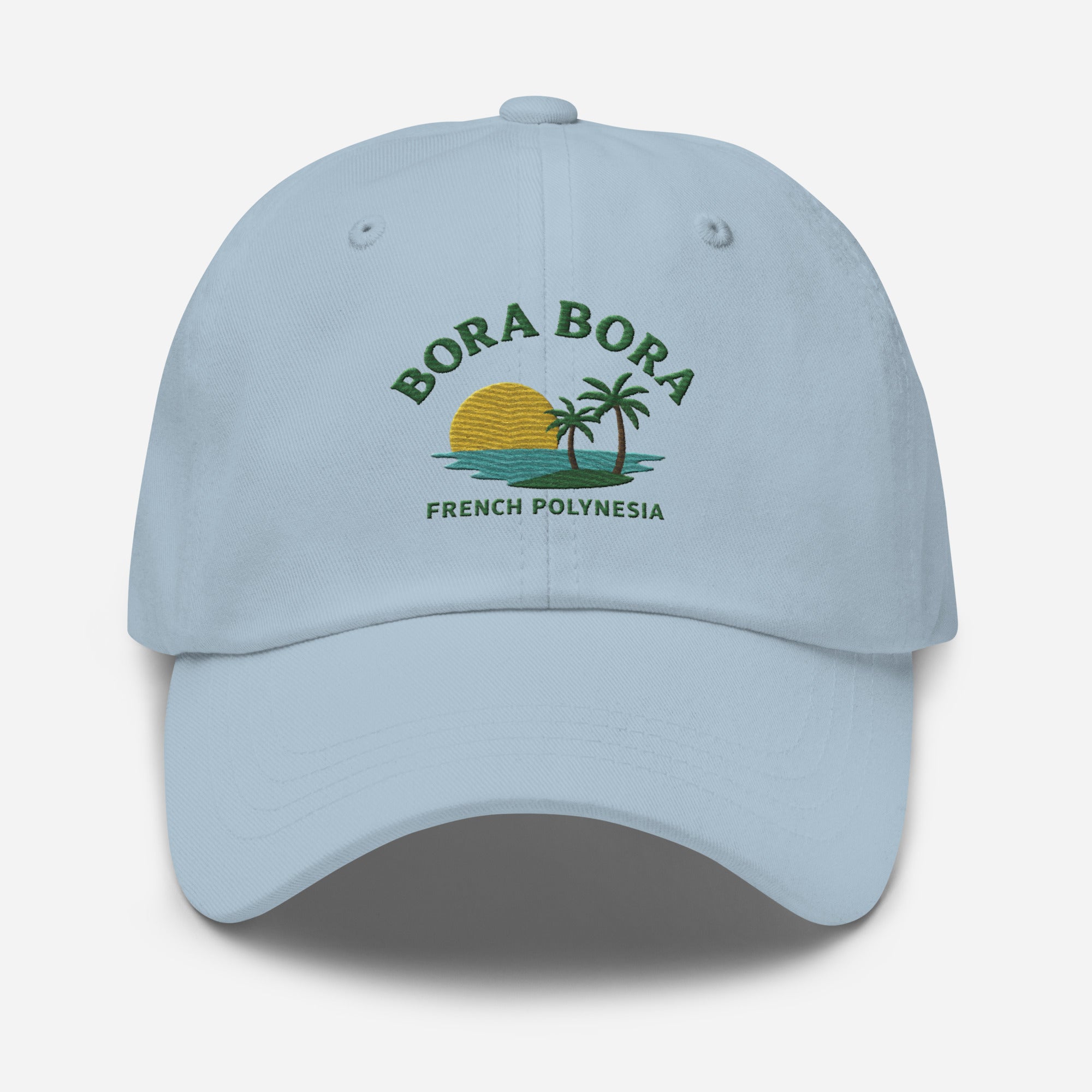 Bora Bora French Polynesia Embroidered Dad Hat – Island Souvenir Style | Trini Skies Supply Co. - Triniskies