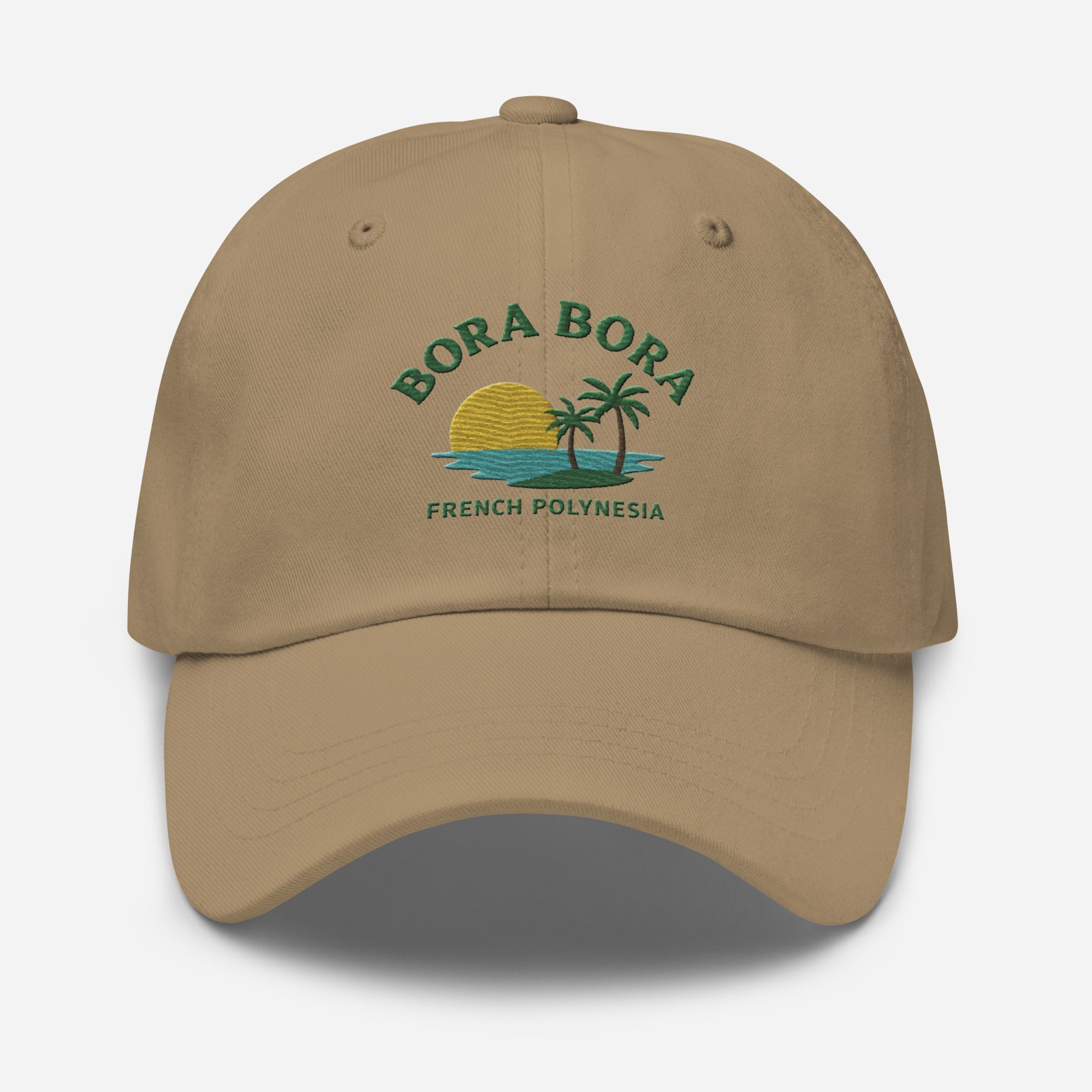 Bora Bora French Polynesia Embroidered Dad Hat – Island Souvenir Style | Trini Skies Supply Co. - Triniskies