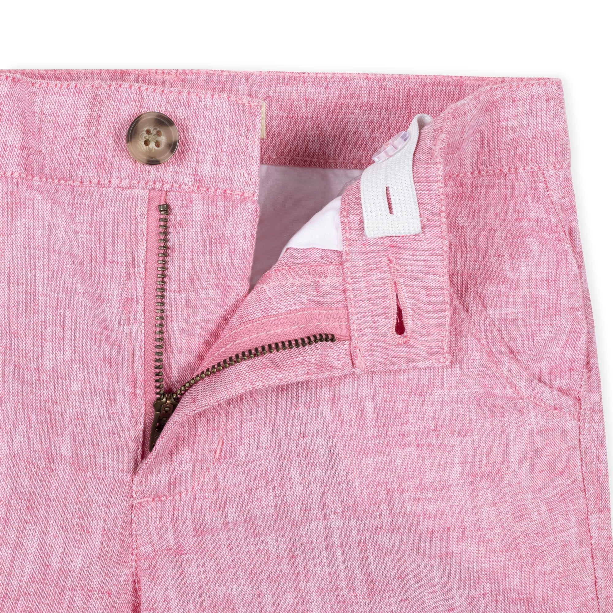 Boys Linen Shorts – Organic Cotton Blend, Classic Summer Chino - Triniskies