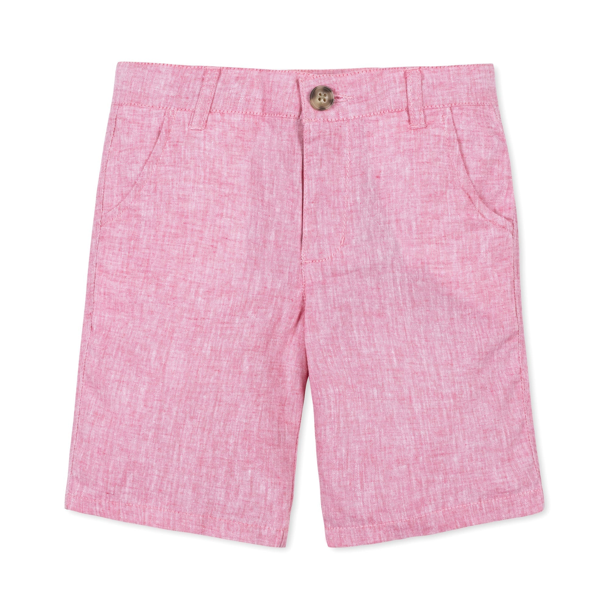 Boys Linen Shorts – Organic Cotton Blend, Classic Summer Chino - Triniskies