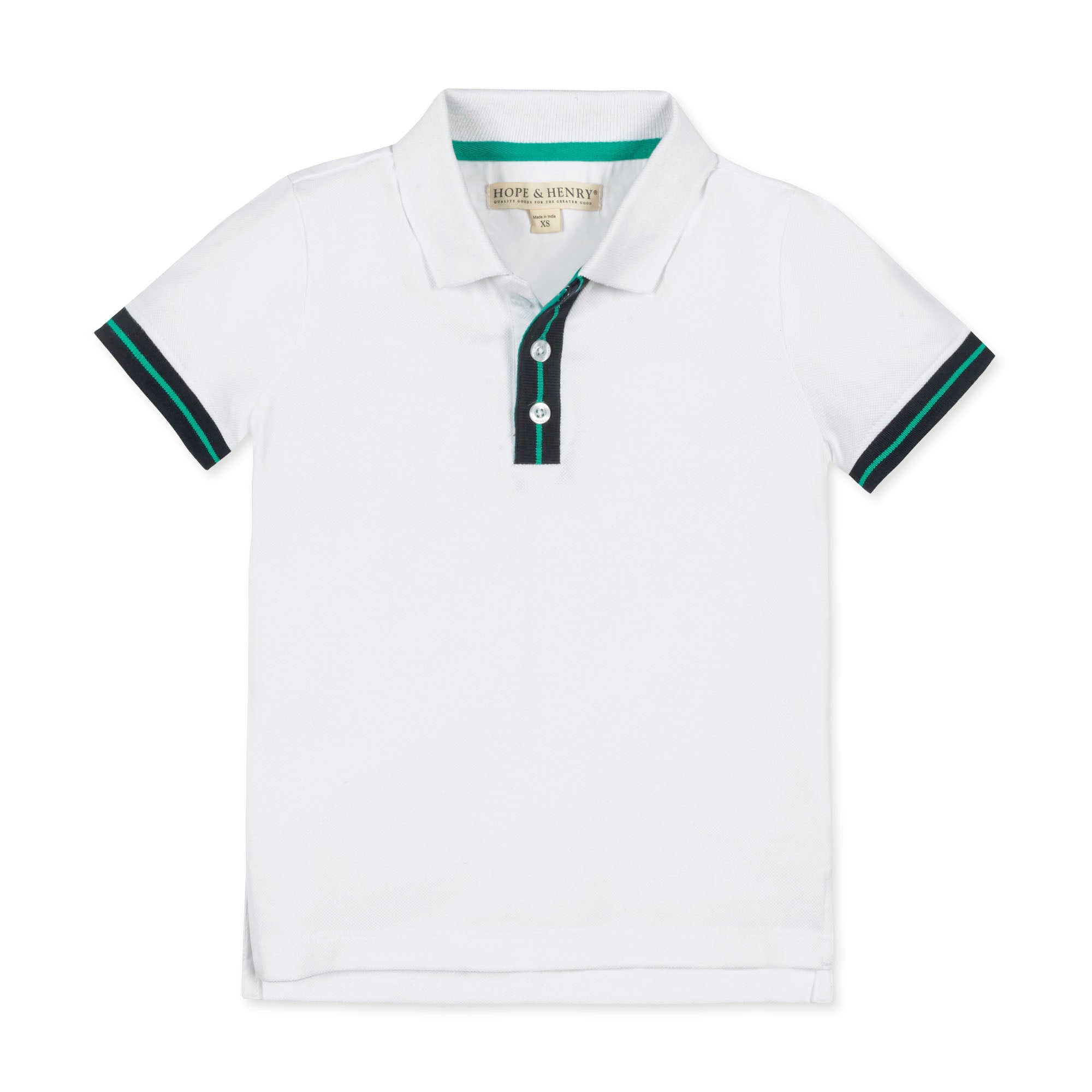 Boys Organic Pique Polo Shirt – Classic Short Sleeve Sustainable Cotton - Triniskies