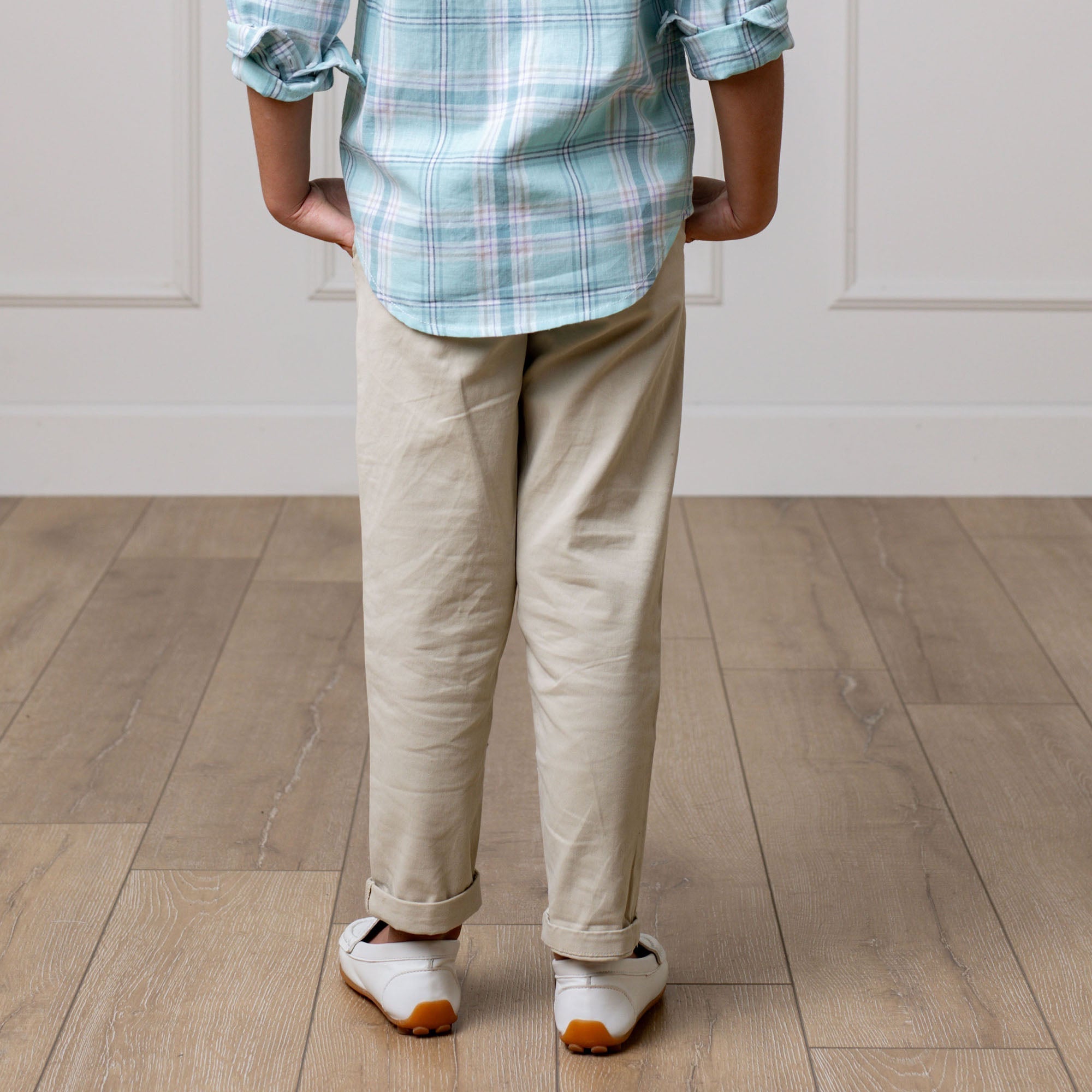 Boys Organic Skinny Chino Pants – Stretch Cotton Twill, Everyday & Dress - Triniskies