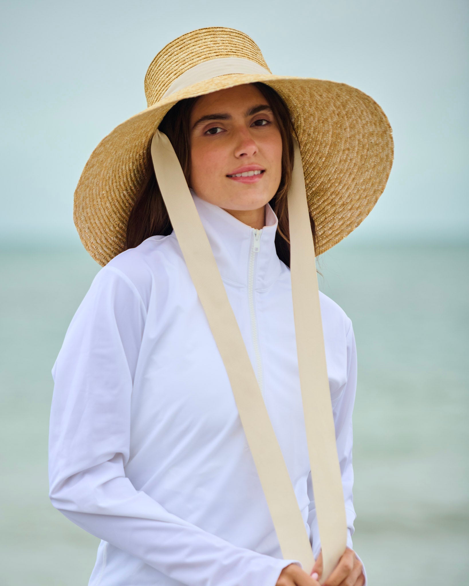 Capri Wide - Brim Sunhat – UPF Protection, Adjustable Fit, Resort Style - Triniskies