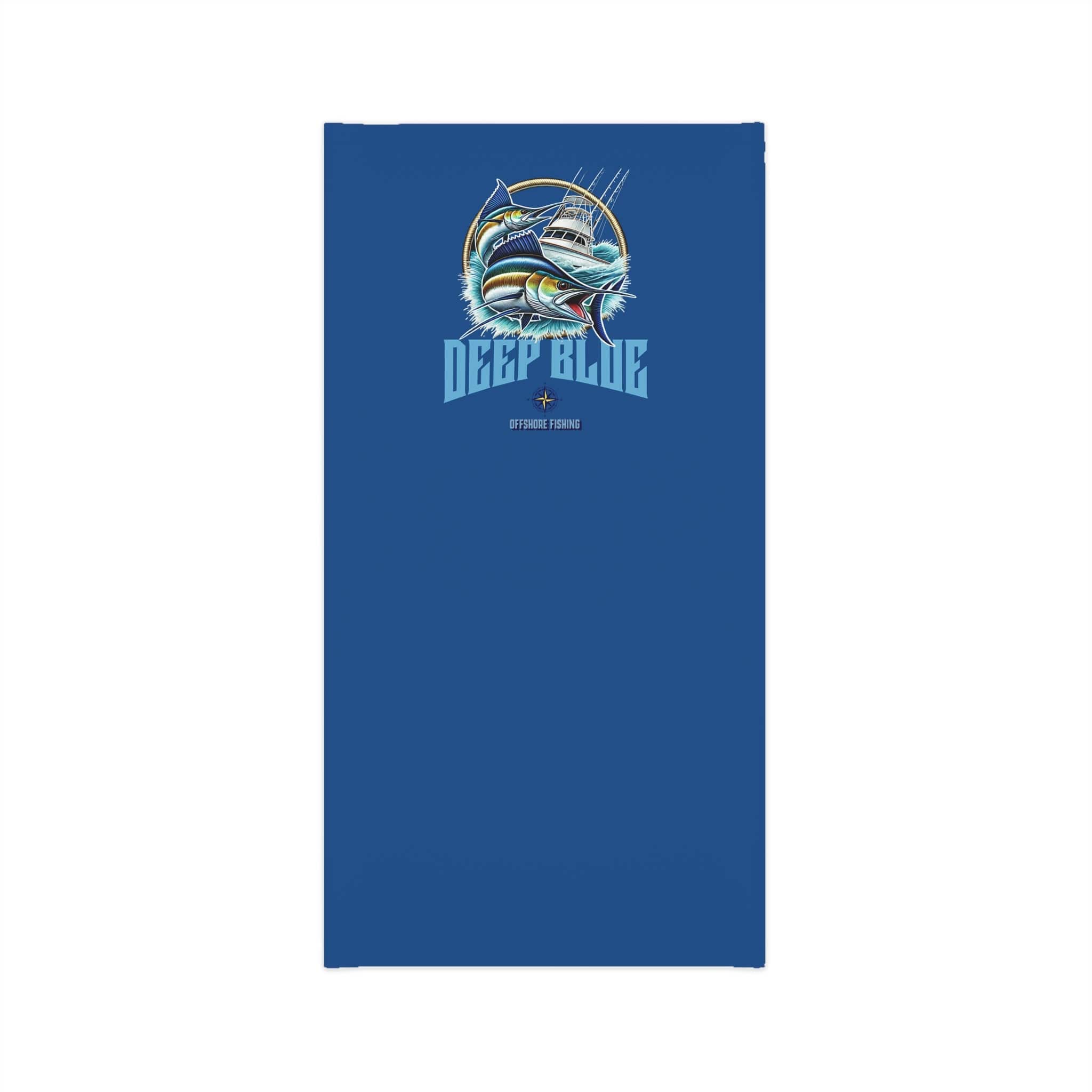 Deep Blue Offshore Fishing Lightweight Gaiter, Moisture - Wicking Neck Protection (BLUE) - Triniskies