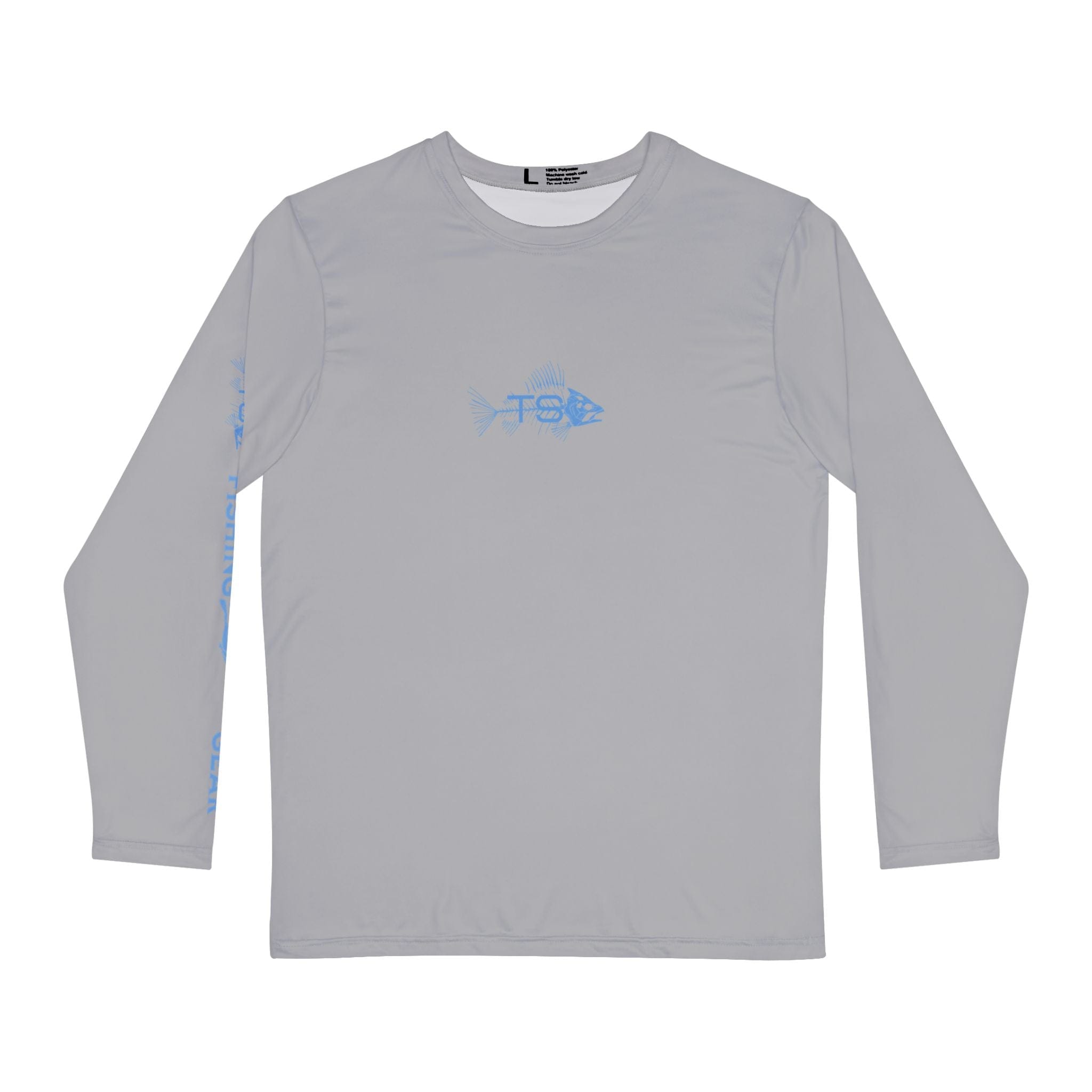 Deep Blue Offshore Fishing Unisex Performance Long Sleeve Shirt, 100% Polyester, Quick - Dry Activewear - Triniskies