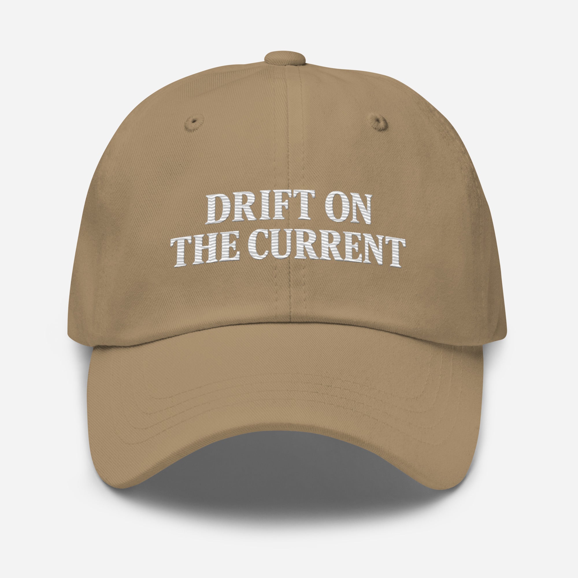 Drift on the Current Hat – Yupoong Unstructured Vintage Dad Cap | Trini Skies Supply Co. - Triniskies