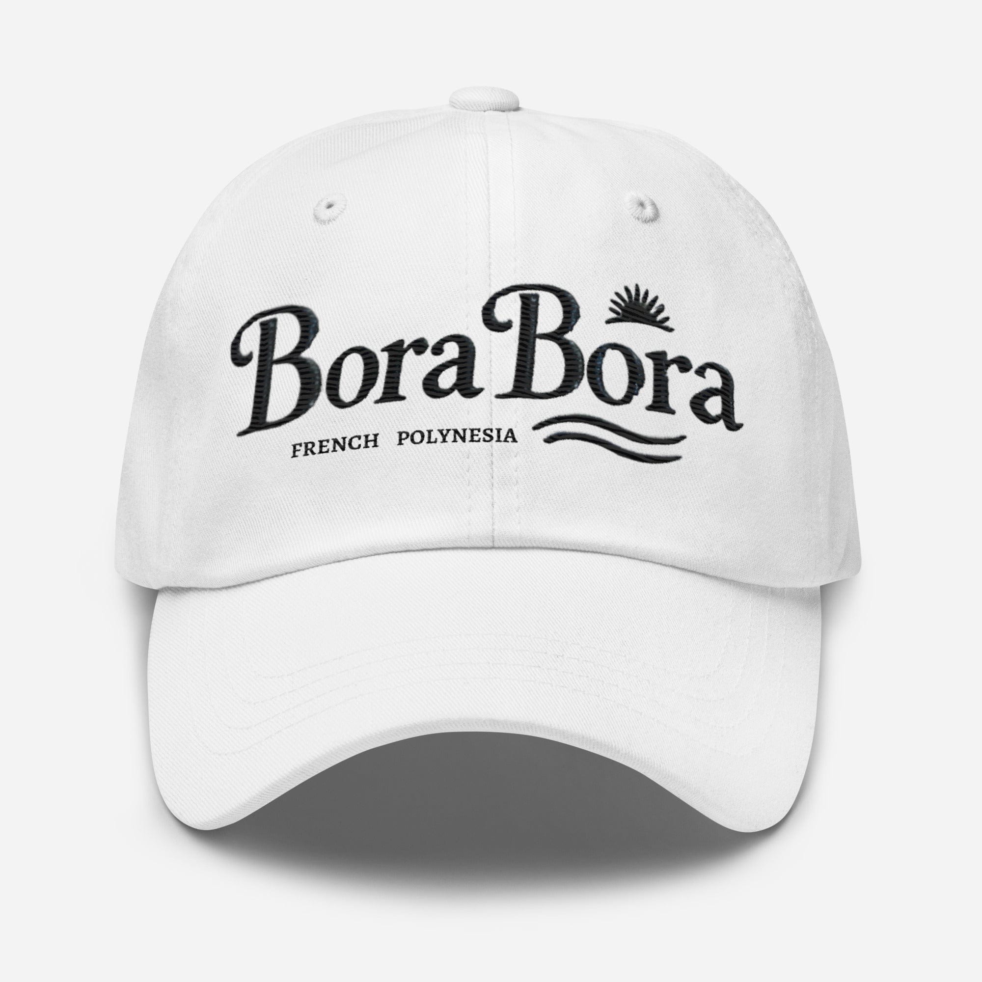 Embroidered Bora Bora Vacation Dad Hat Tropical Destination & Relaxation - Triniskies