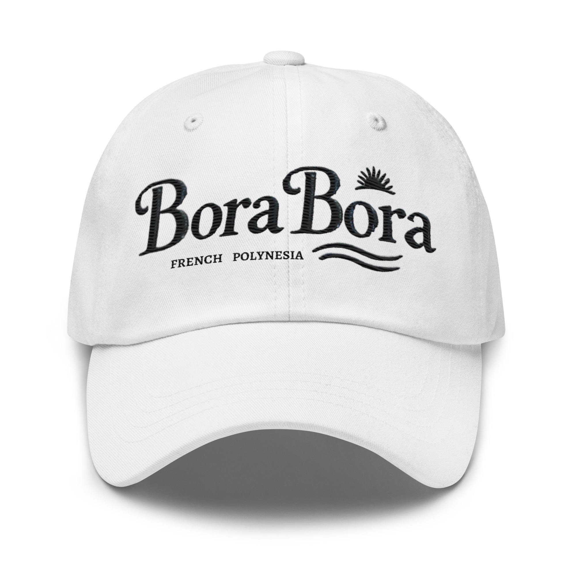 Embroidered Bora Bora Vacation Dad Hat Tropical Destination & Relaxation - Triniskies