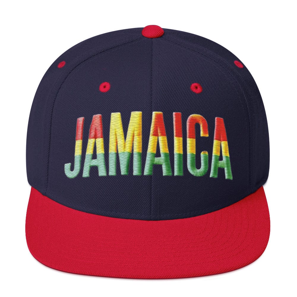 Embroidered 'Jamaica Party Celebration' Snapback Hat Adjustable Classic Fit - Triniskies