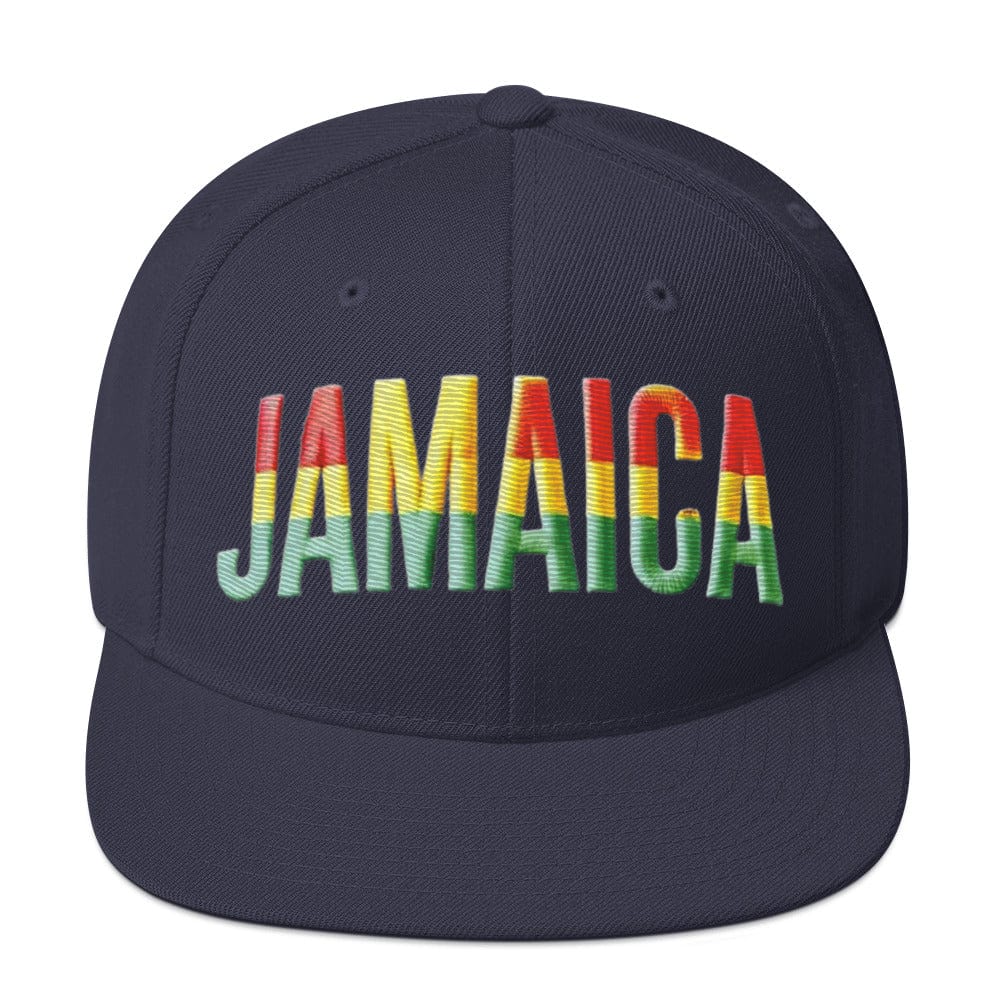 Embroidered 'Jamaica Party Celebration' Snapback Hat Adjustable Classic Fit - Triniskies