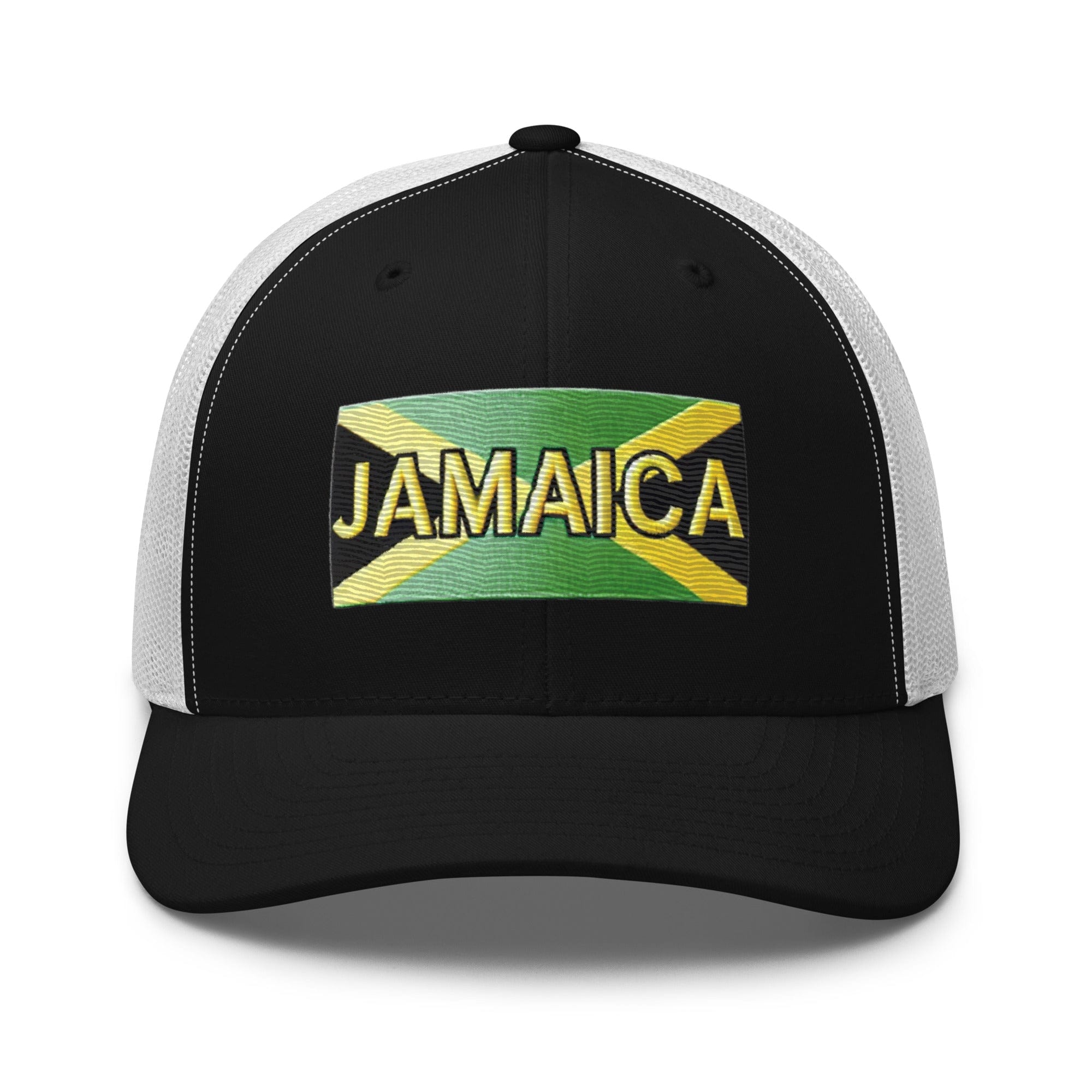 Embroidered 'Jamaica Vacation Destination' Trucker Hat – Comfortable Sun Protection Jamaica Hat - Triniskies