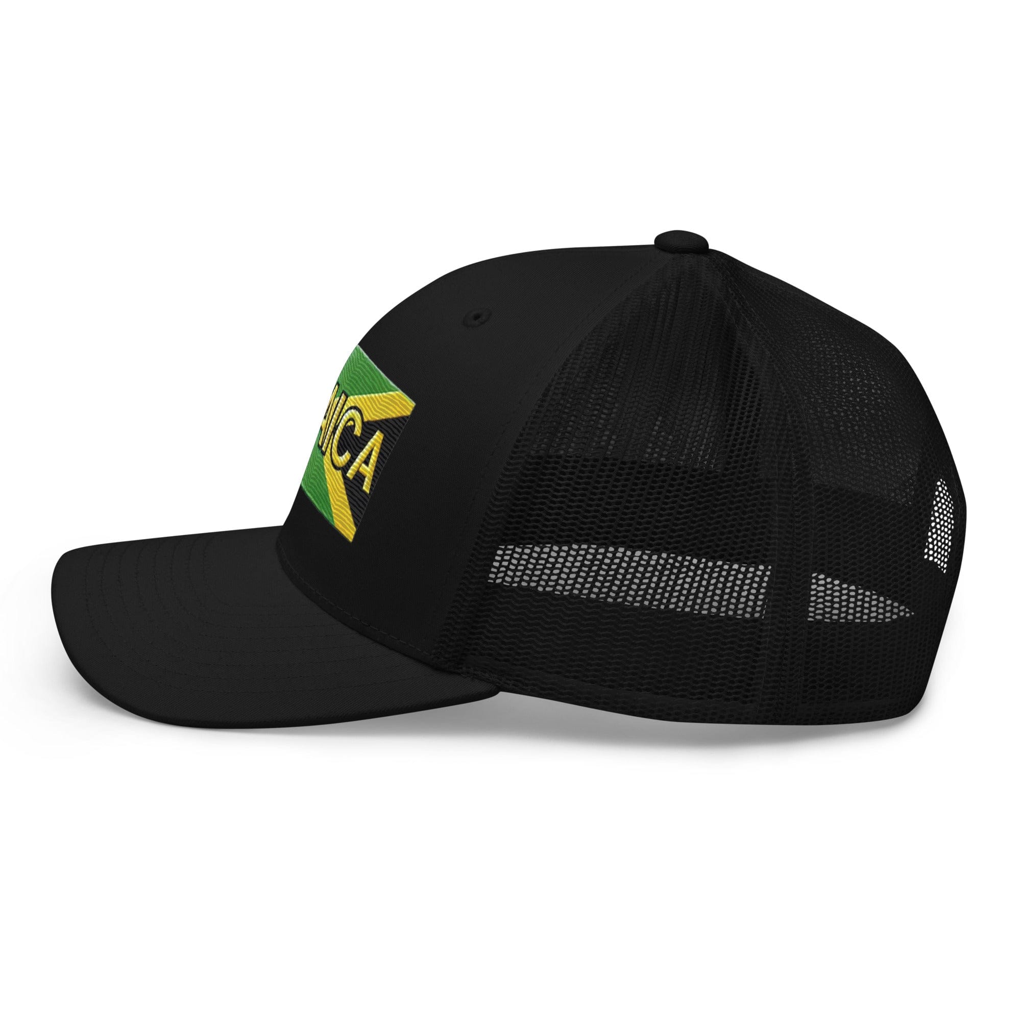 Embroidered 'Jamaica Vacation Destination' Trucker Hat – Comfortable Sun Protection Jamaica Hat - Triniskies