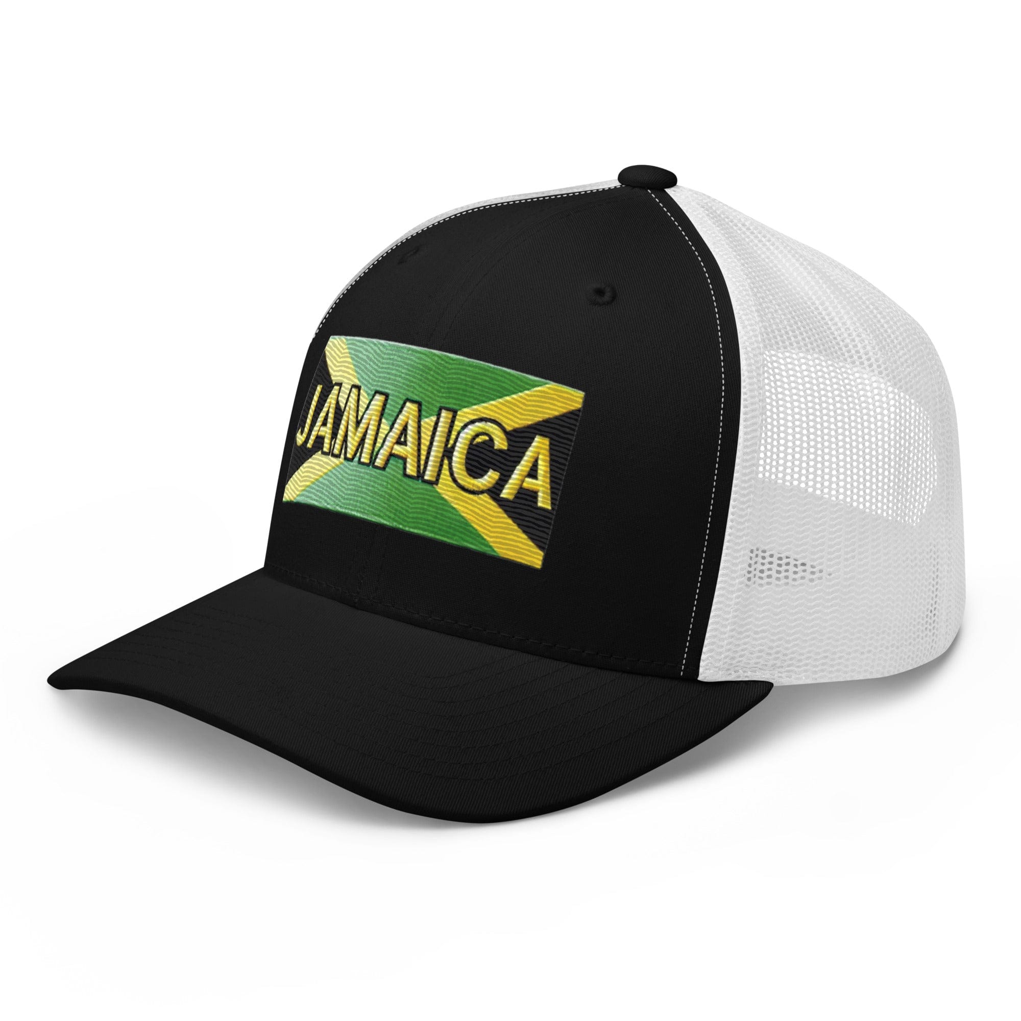 Embroidered 'Jamaica Vacation Destination' Trucker Hat – Comfortable Sun Protection Jamaica Hat - Triniskies