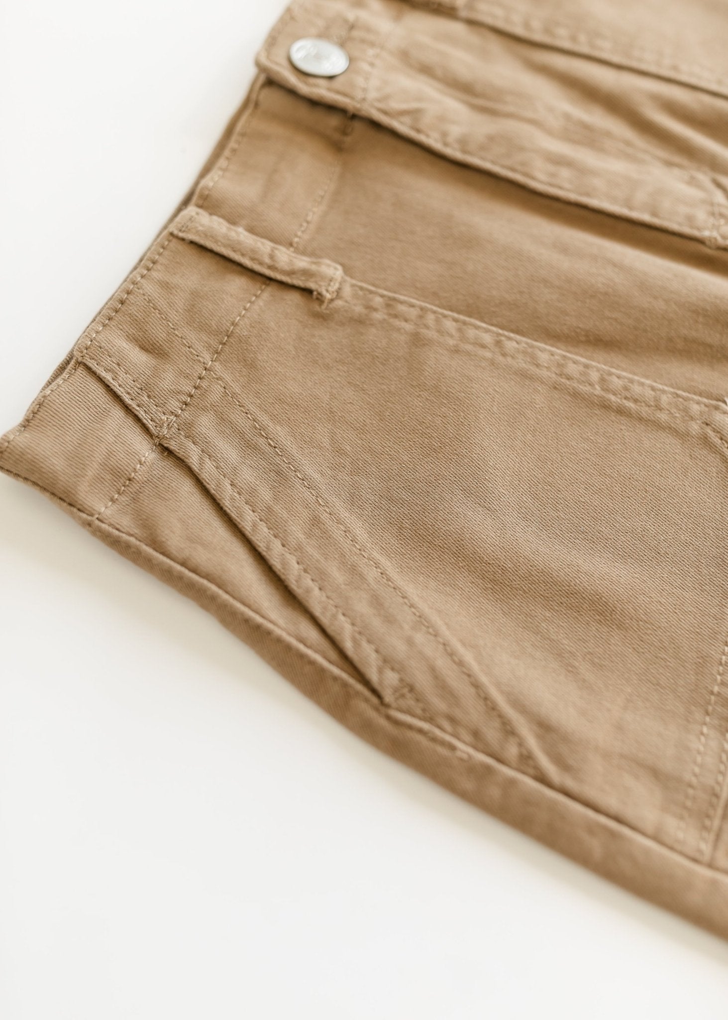 Erica Cotton Twill Midi Skirt – Classic Stretch Modest Skirt with Length Options - Triniskies