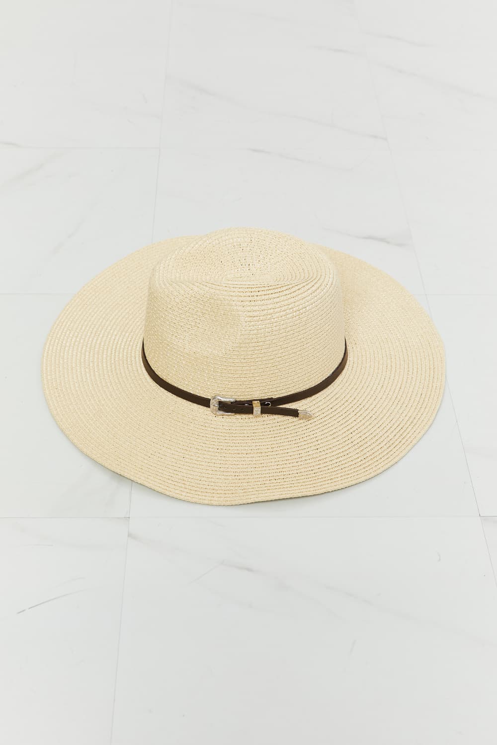 Fame Boho Summer Straw Fedora Hat – Lightweight Wide Brim Beach & City Style - Triniskies