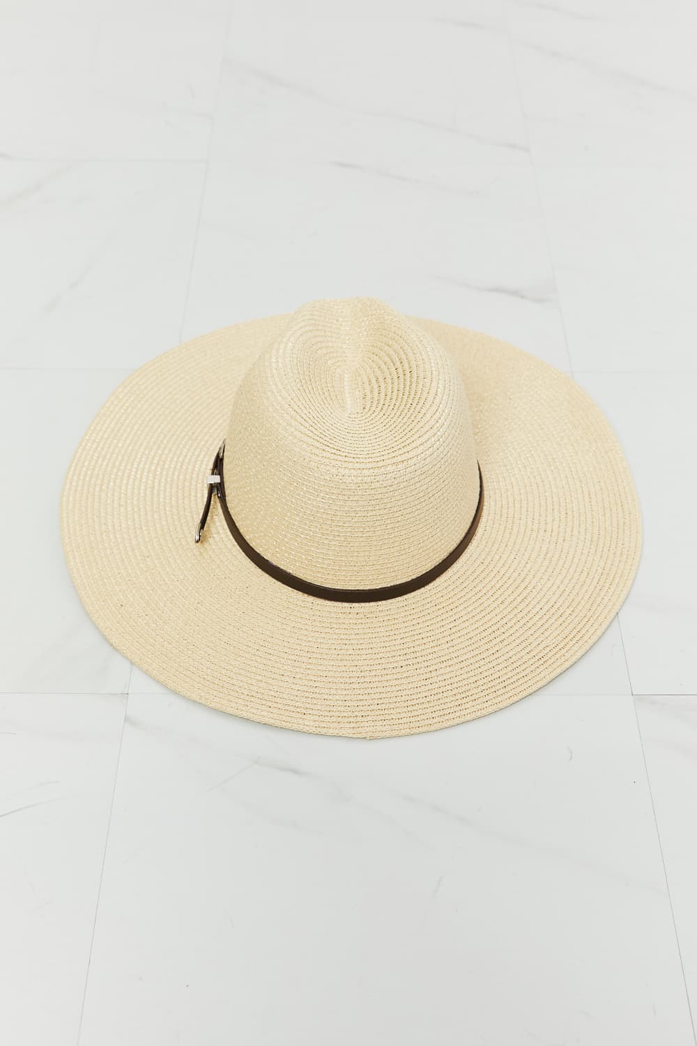 Fame Boho Summer Straw Fedora Hat – Lightweight Wide Brim Beach & City Style - Triniskies
