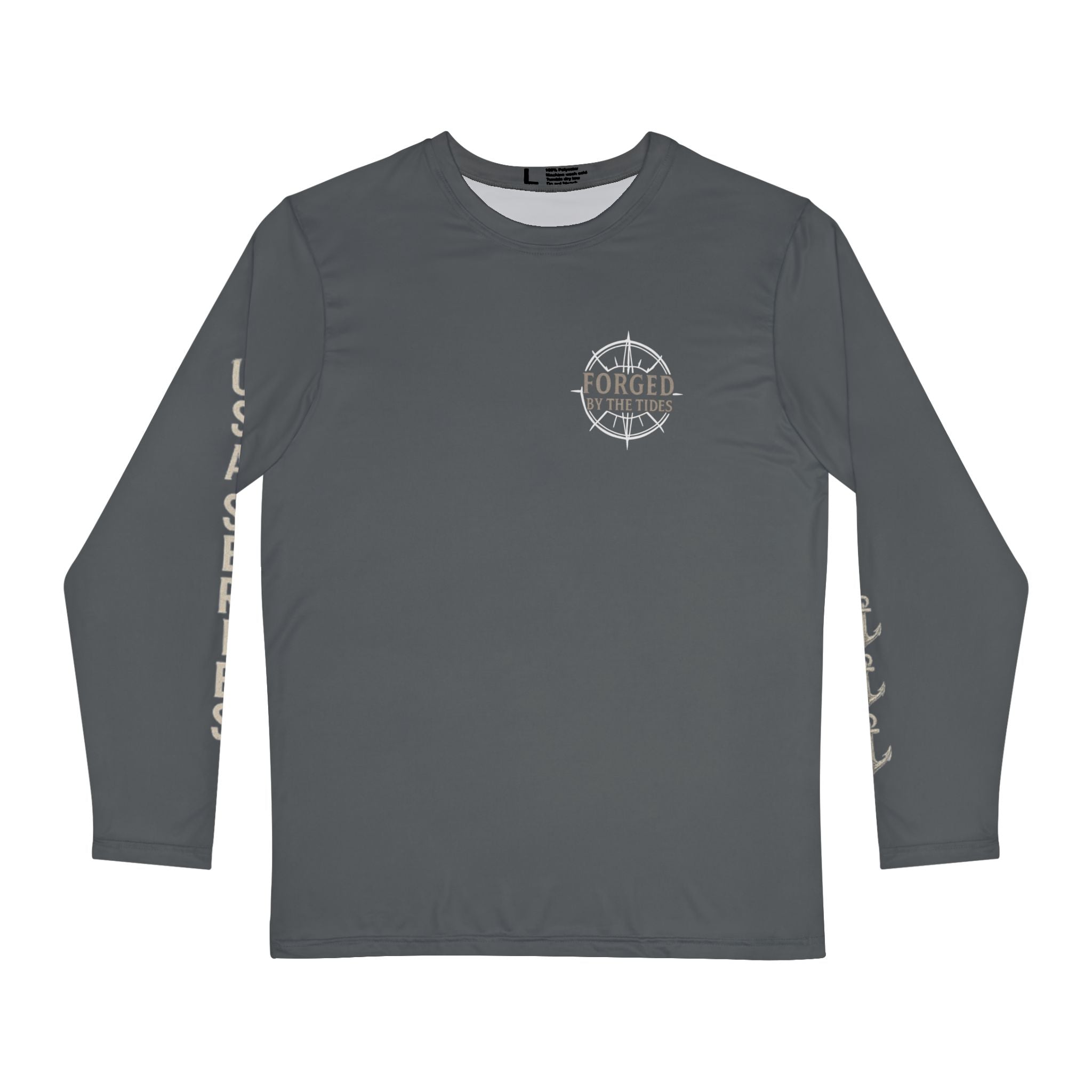 Forged by the Tides USA Series Long Sleeve Fishing Shirt Trini Skies Gear Perfect for Anglers, Coastal Vibes, Outdoor Activities - Triniskies