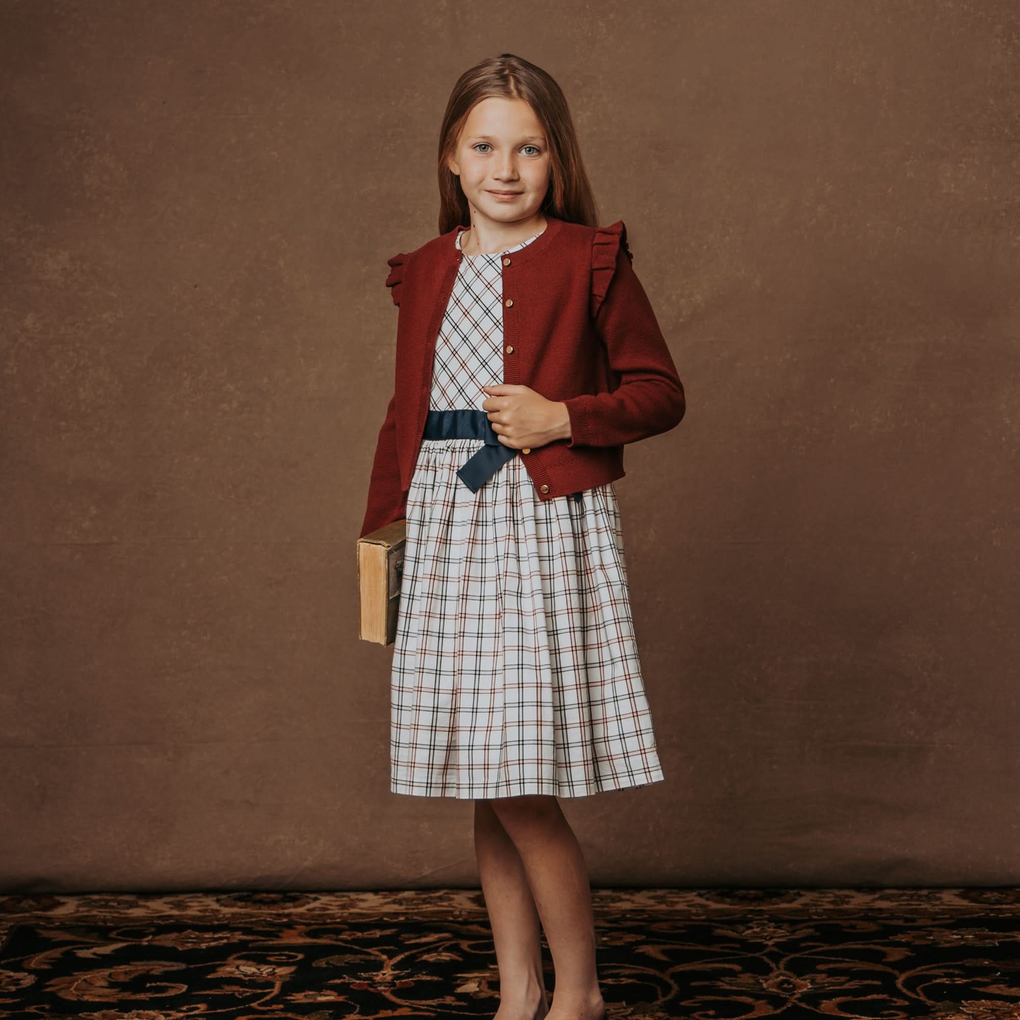 Girls Organic Puff Sleeve Smocked Romper – Paris Floral | Hope & Henry - Triniskies