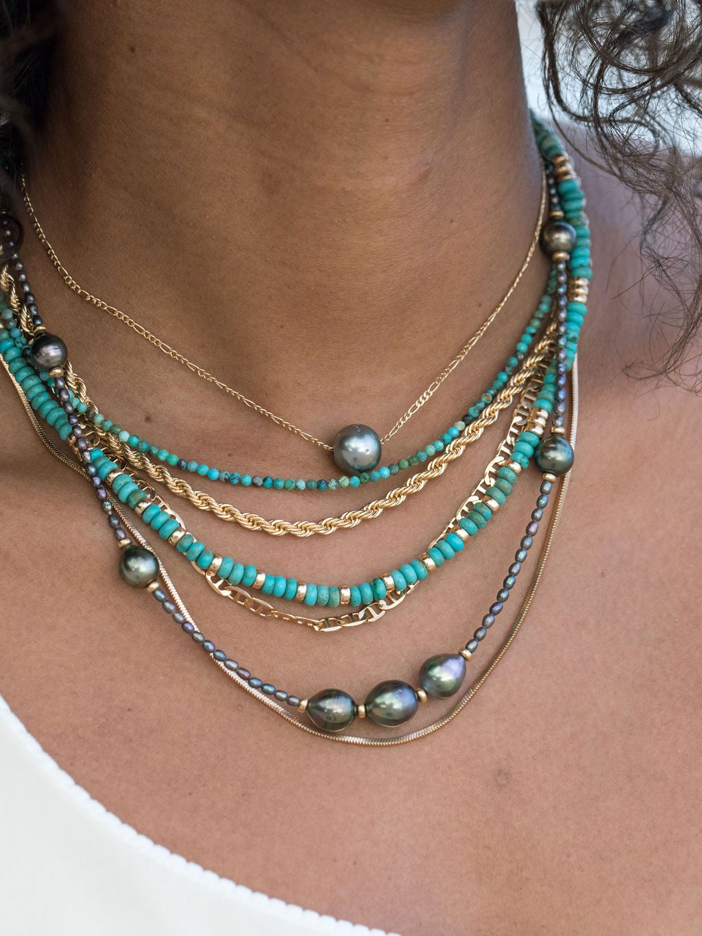 Gold Single Floating Tahitian Pearl Necklace – Miliani | Ke Aloha Jewelry - Triniskies