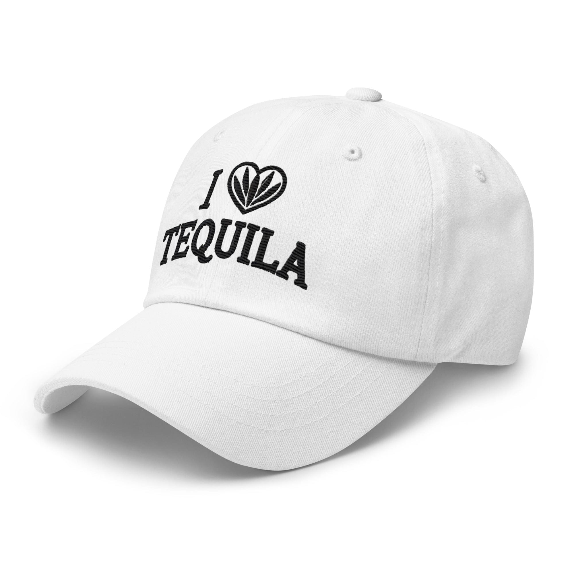 I Love Tequila Embroidered Dad Hat: Low - Profile, Adjustable & Comfortable Party Hat Great Gift Idea - Triniskies