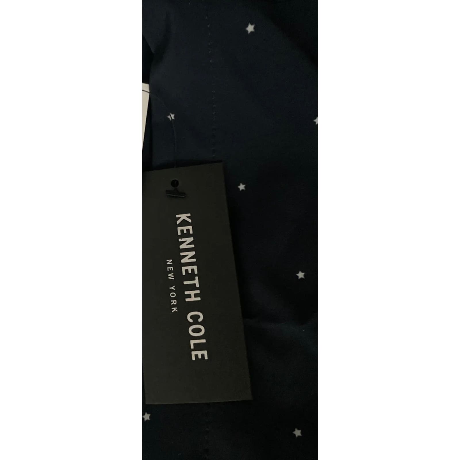 Kenneth Cole Men's Star Print Tech Cargo Shorts - Navy, Size 38 * MS33 - Triniskies