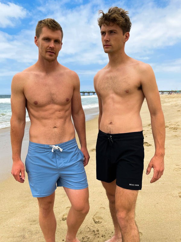 Laguna Swim Shorts – Blue | Sustainable 4 - Way Stretch - Triniskies