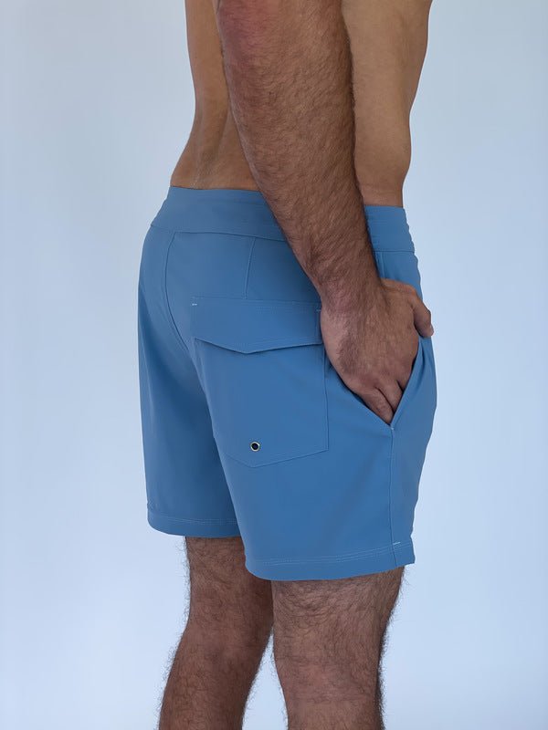 Laguna Swim Shorts – Blue | Sustainable 4 - Way Stretch - Triniskies