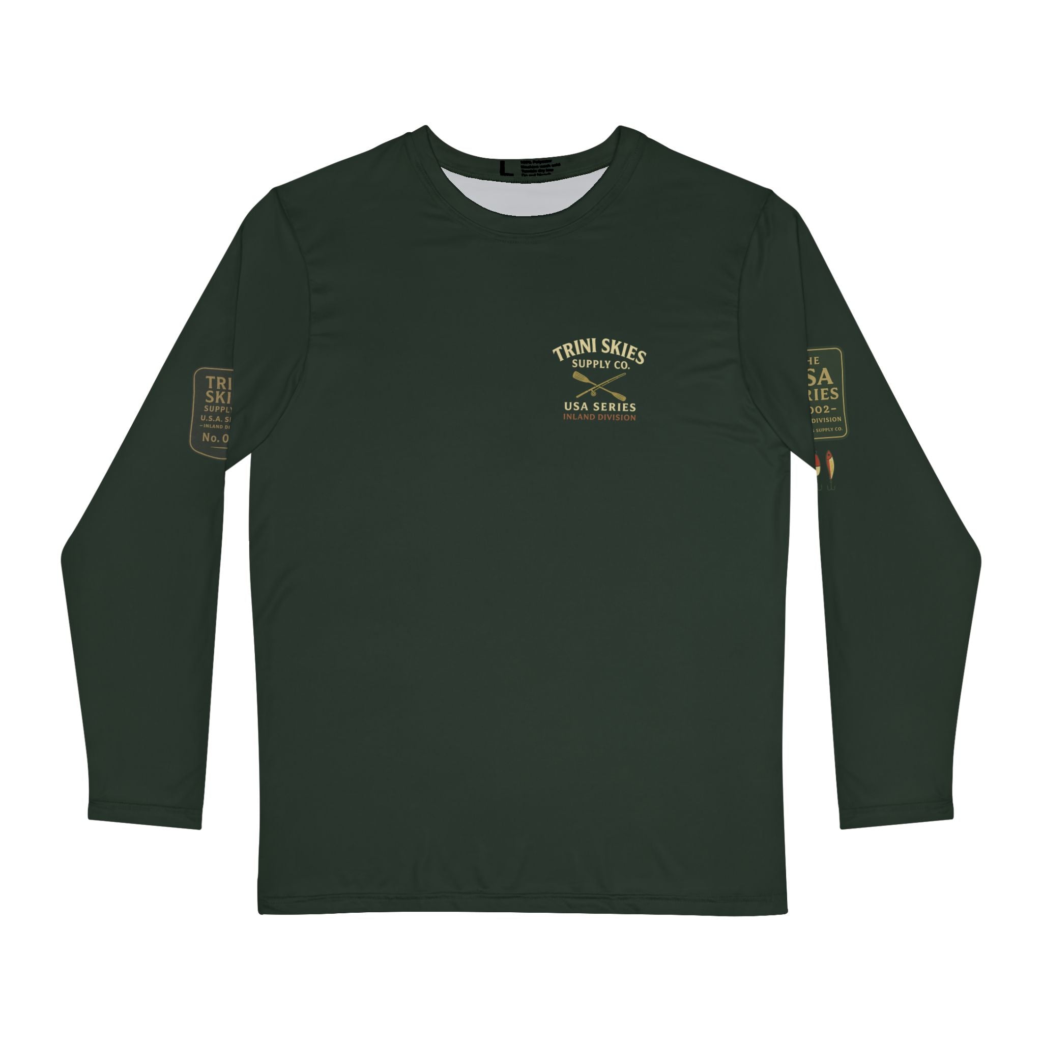 Legacy of the Lake Long Sleeve Fishing Shirt Trini Skies USA Series , Coastal Vibes, Outdoor Activities - Triniskies