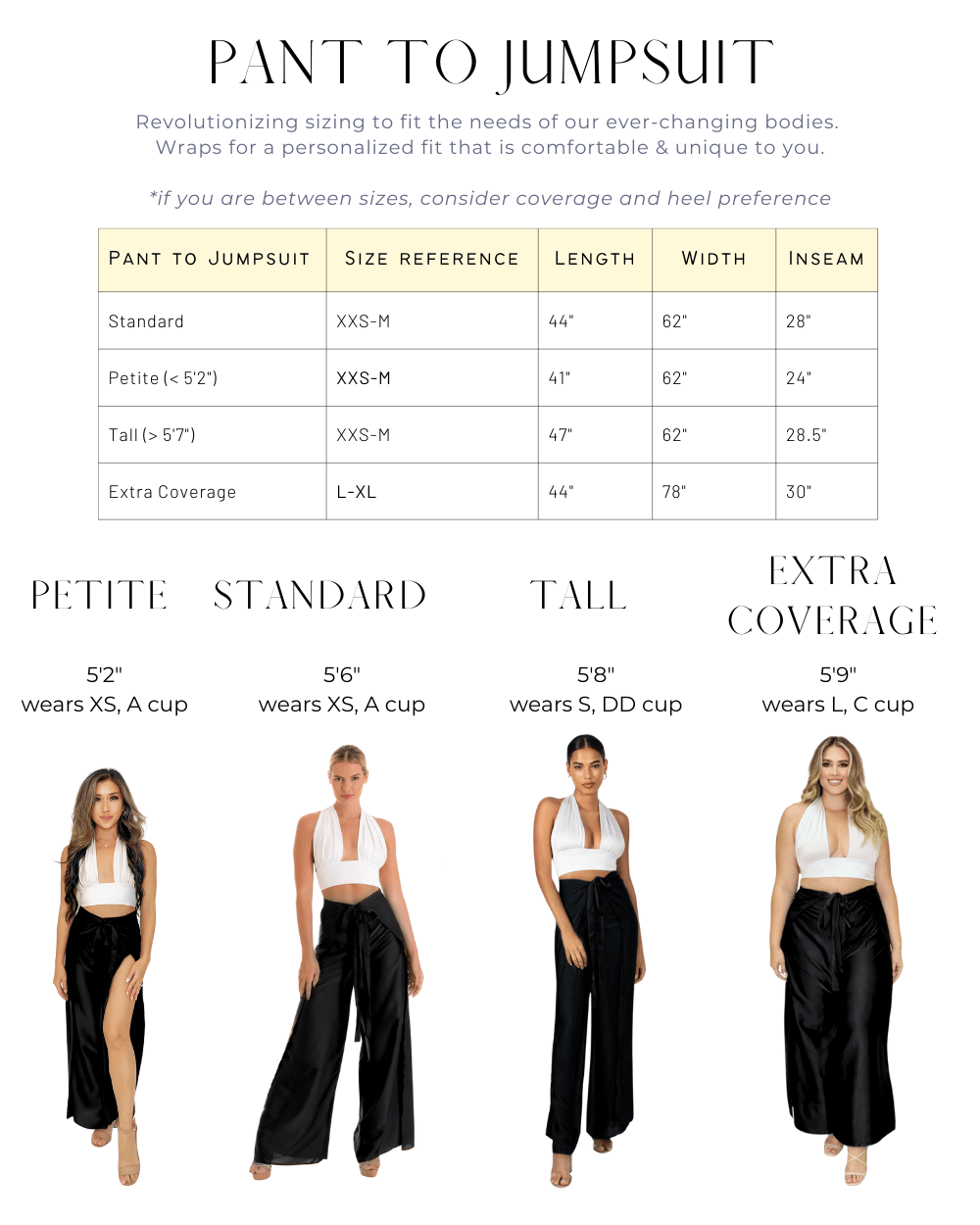 Linen Pant to Jumpsuit – Convertible Wide Leg Wrap with Pockets | Resortwear - Triniskies