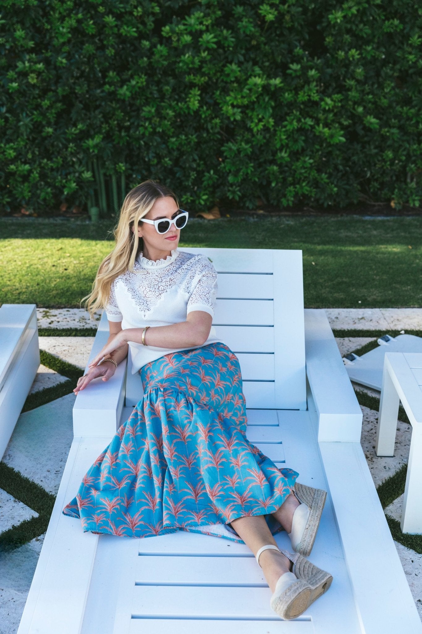 Lizzie Linen Maxi Skirt – Callista Palm Collection - Triniskies