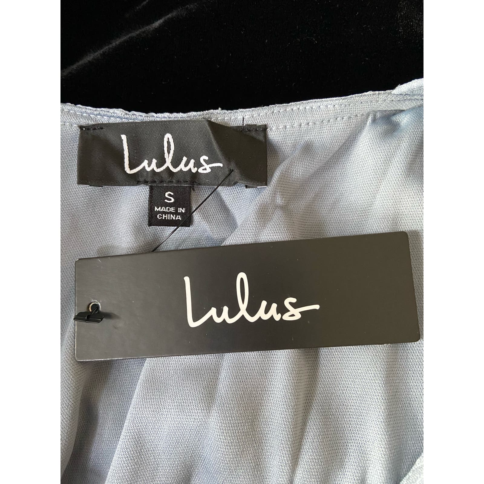 Lulus Days of Beauty Dusty Blue Burnout Skater Dress* Size Small WD24 - Triniskies