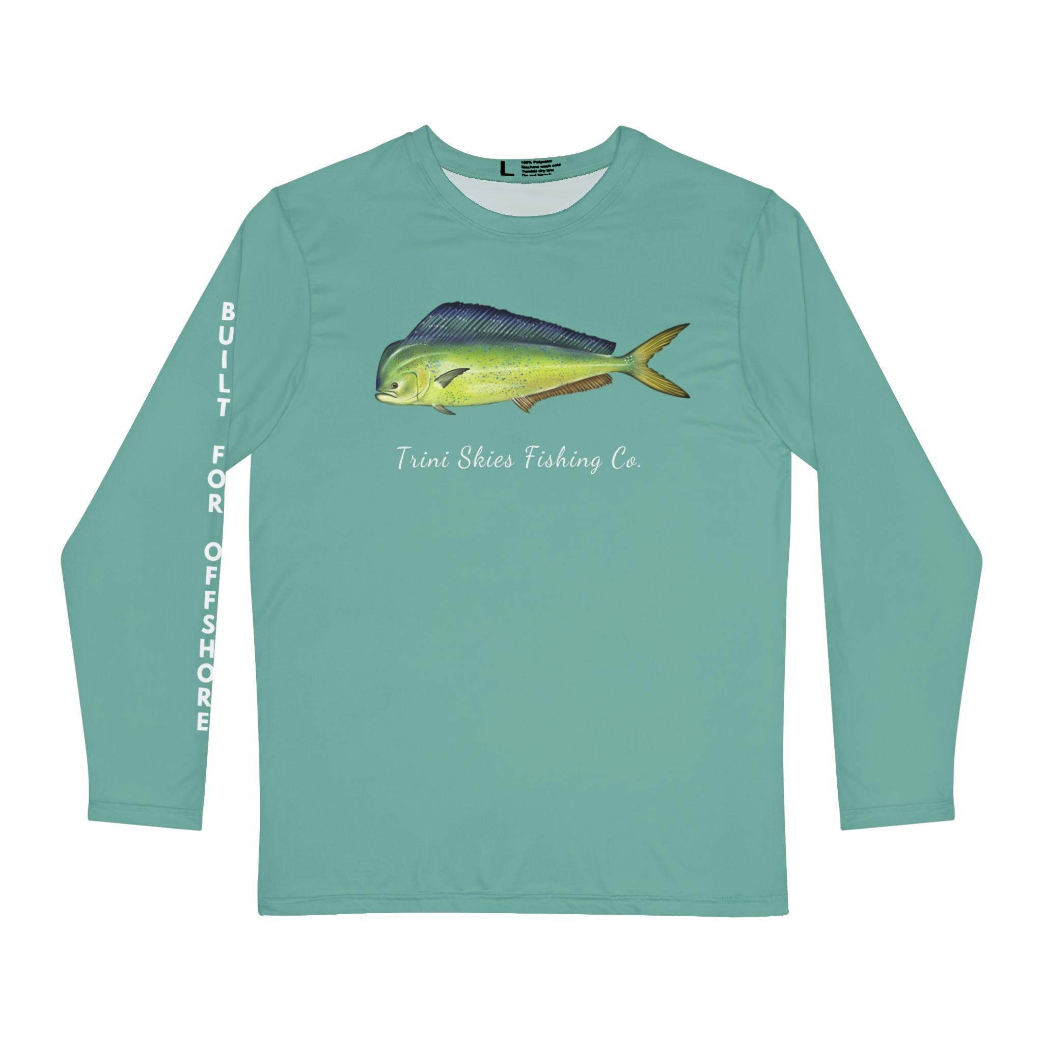 Mahi - Mahi Offshore Fishing Shirt Built for Offshore Trini Skies Performance Long Sleeve UV Performance Fishing Shirt Long Sleeve Unisex - Triniskies