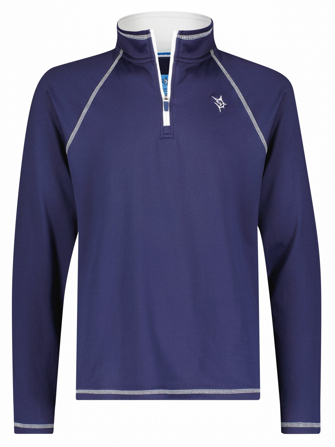 New Harbor Quarter Zip Pullover Navy - Performance Golf Wear - Triniskies