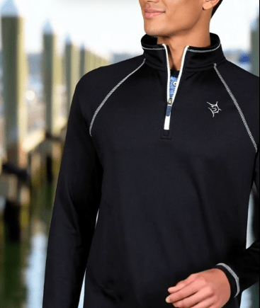 New Harbor Quarter Zip Pullover - Performance Golf & Resort Wear - Triniskies