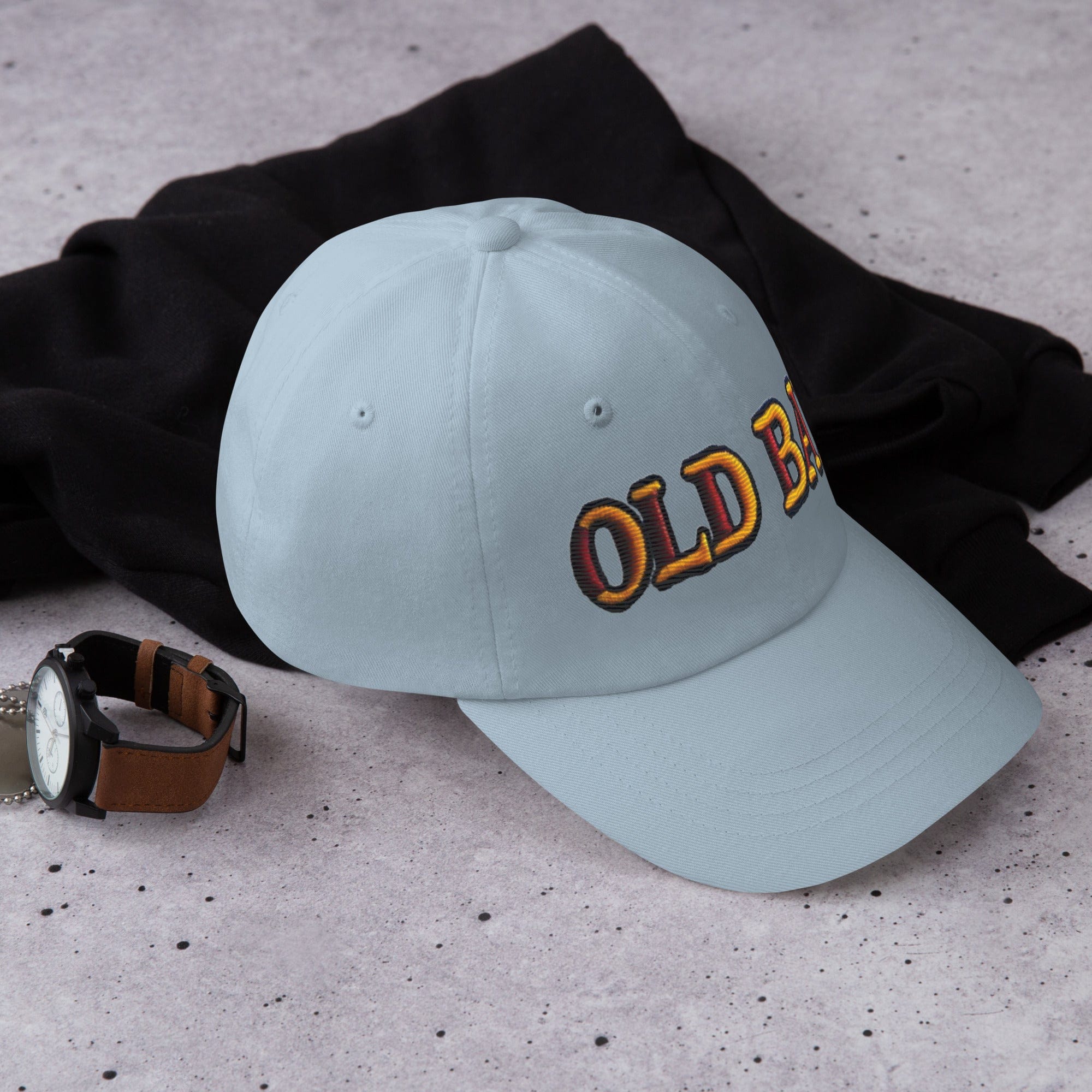 Old Bay Embroidered Dad Hat - Low Profile, Adjustable Strap, Comfortable Fit Great Gift Maryland Chesapeake Bay - Triniskies