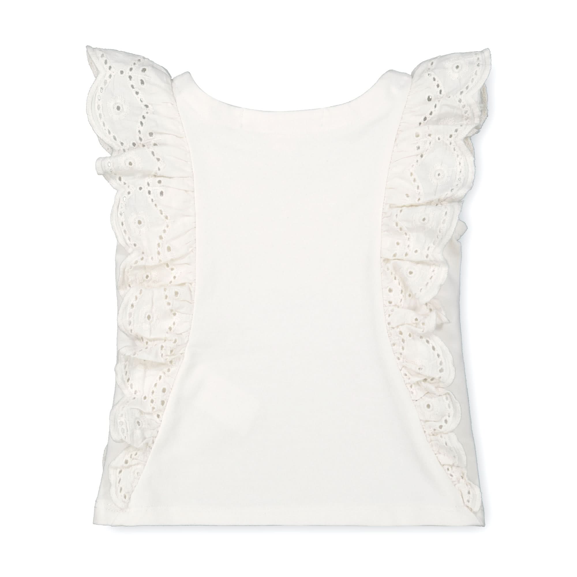 Organic Cotton Eyelet Ruffle Knit Top for Girls – Hope & Henry - Triniskies