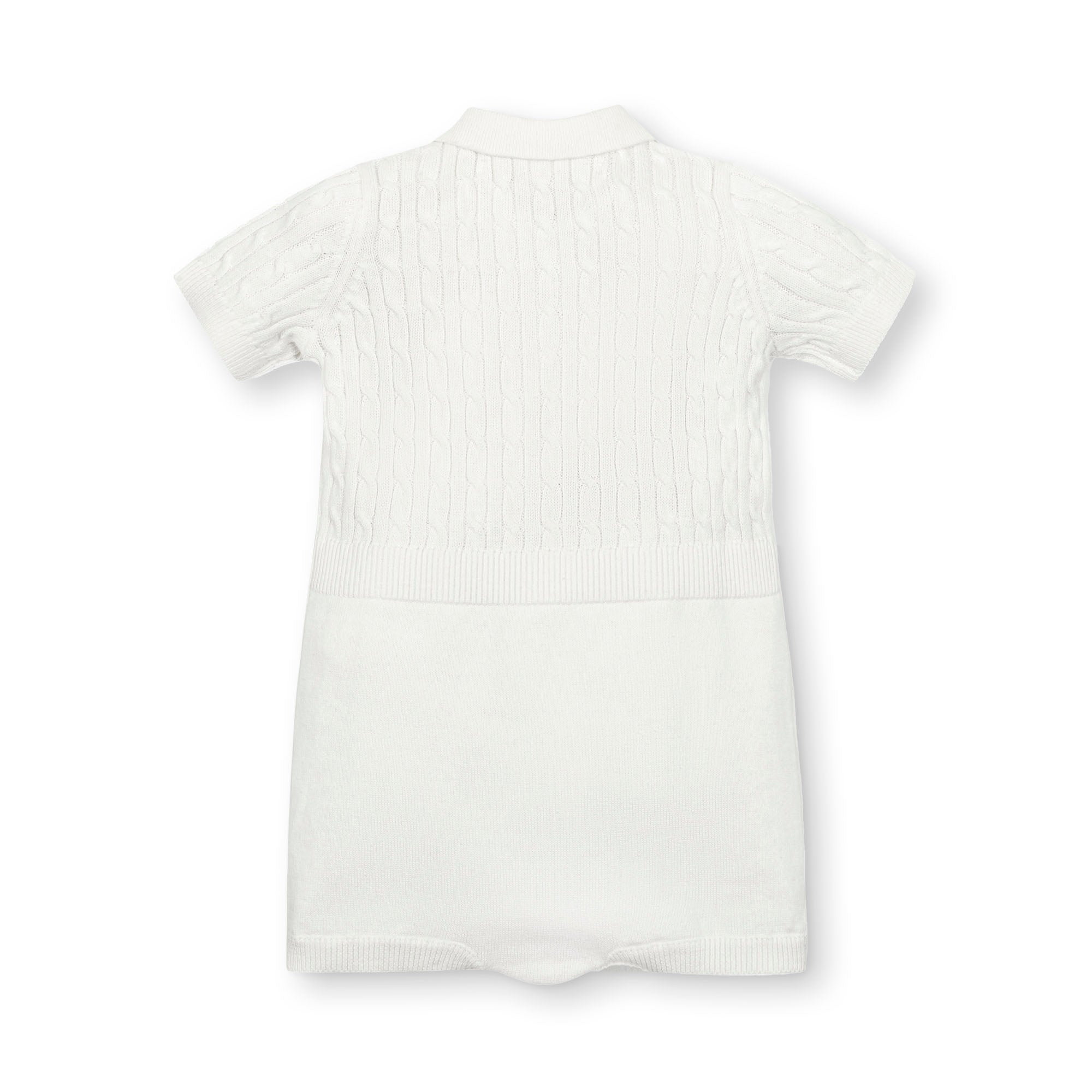 Organic Shortie Cable Knit Sweater Romper – Baby & Toddler - Triniskies