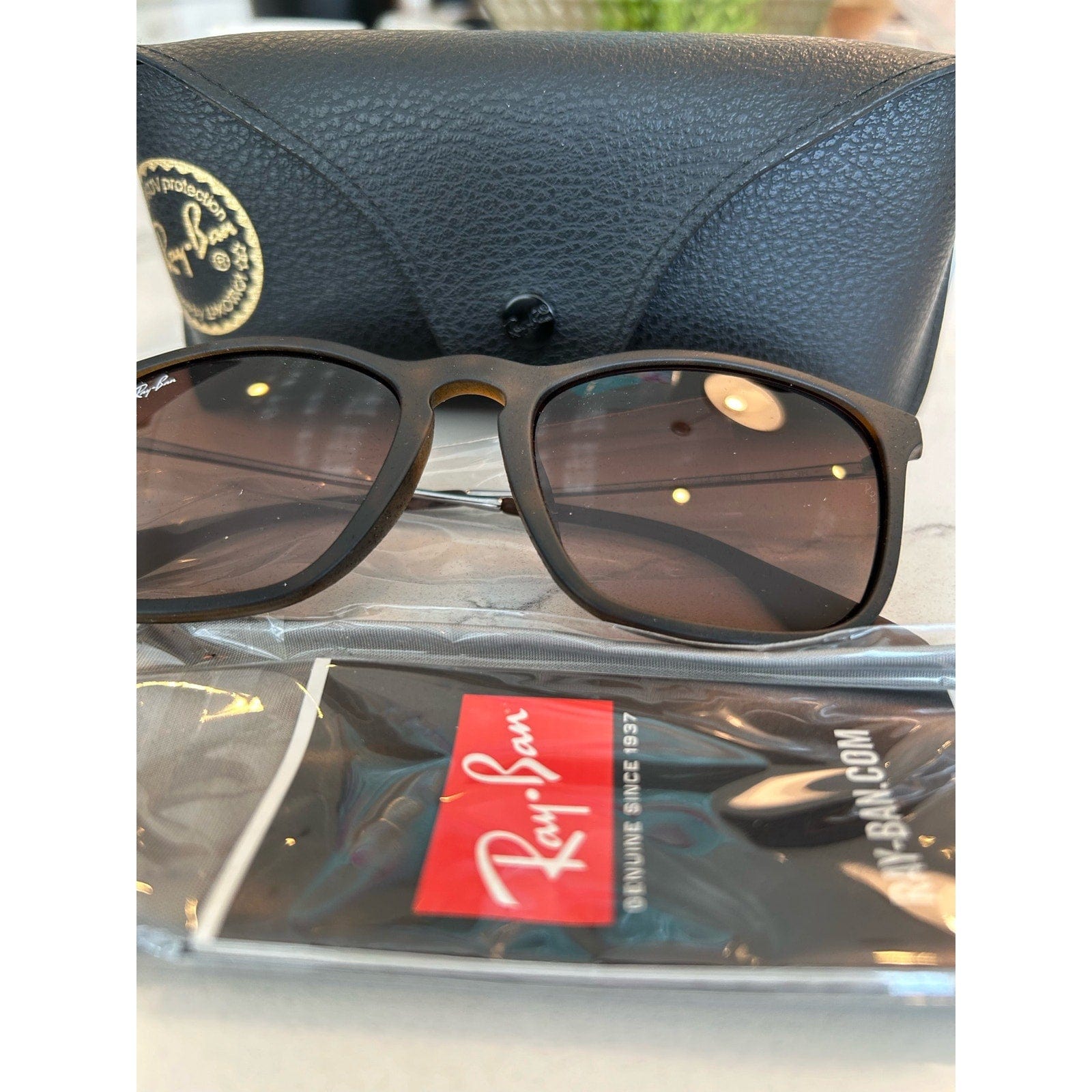 Ray - Ban RB4171 ERIKA Sunglasses for Women: Authentic Stylish Eye Protection - Triniskies
