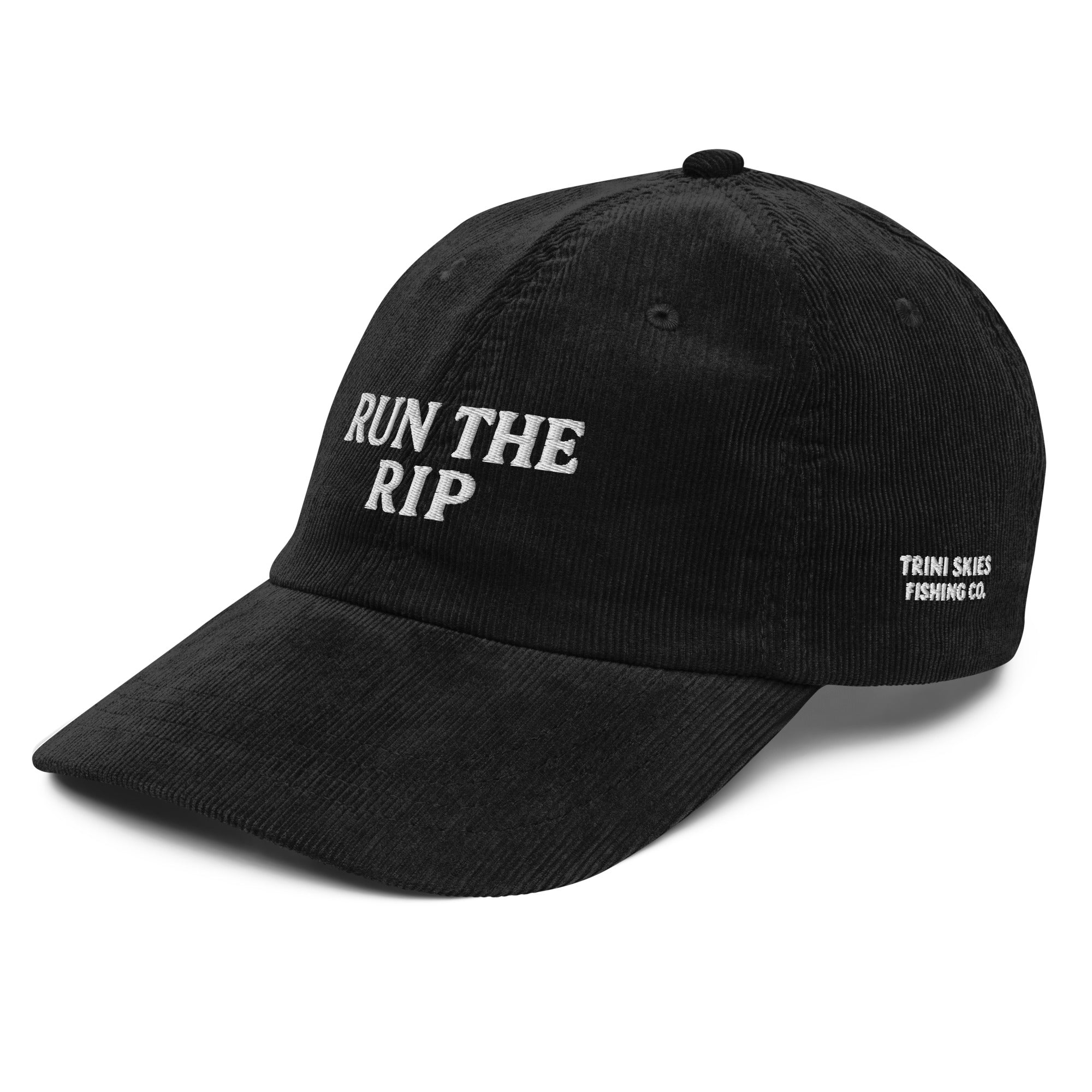 Run the Rip Trini Skies Fishing Co Dad Hat USA Series 004 Embroidered Cap - Triniskies